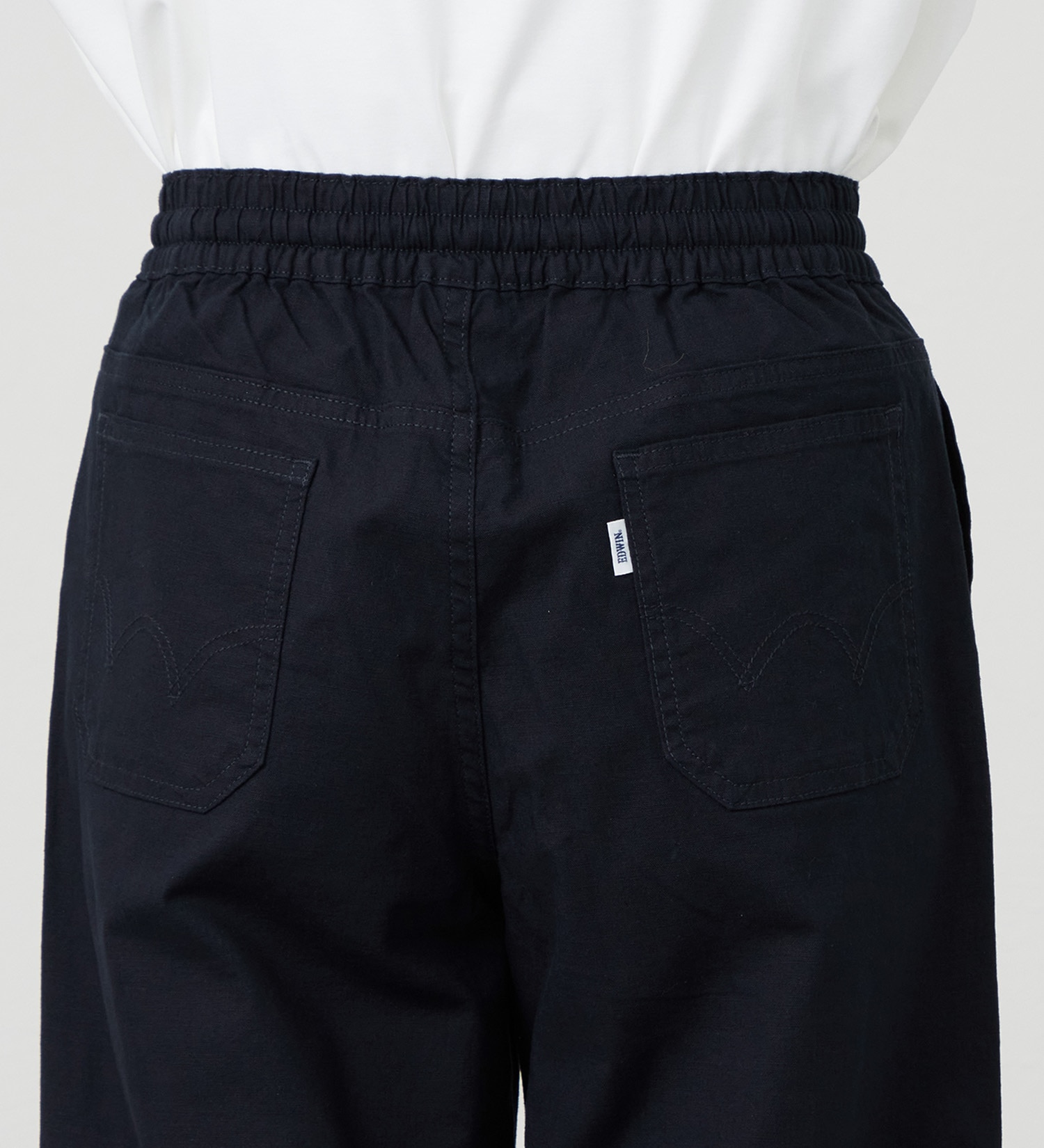 EDWIN(エドウイン)のイージークロップドパンツ【アウトレット店舗・WEB限定商品】|パンツ/デニム / ジーンズパンツ/レディース|ネイビー