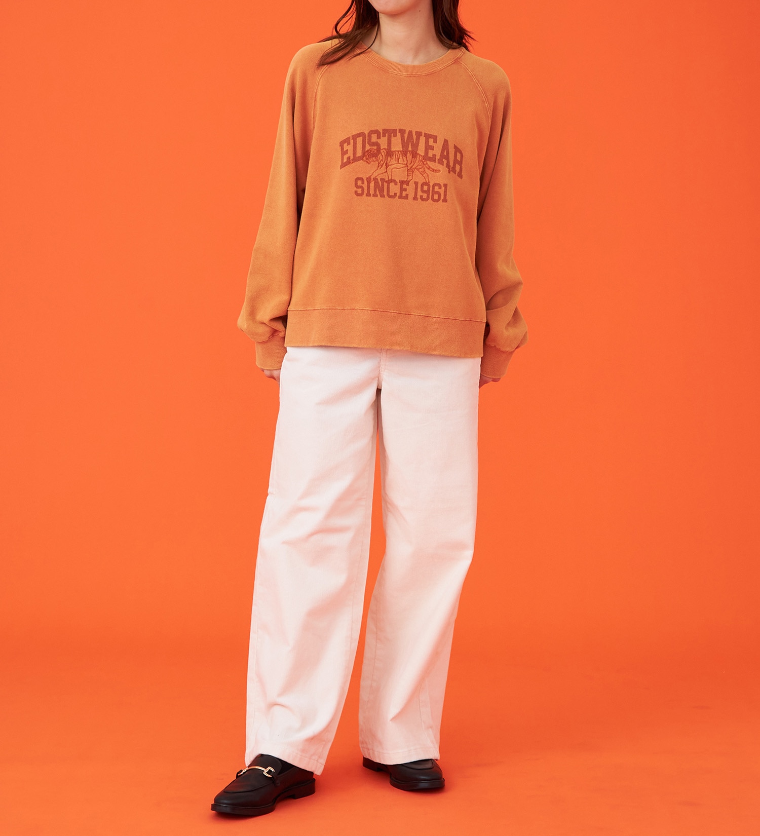 EDWIN(エドウイン)のコーデュロイワイドパンツ【アウトレット店舗・WEB限定】|パンツ/デニム / ジーンズパンツ/レディース|アイボリー