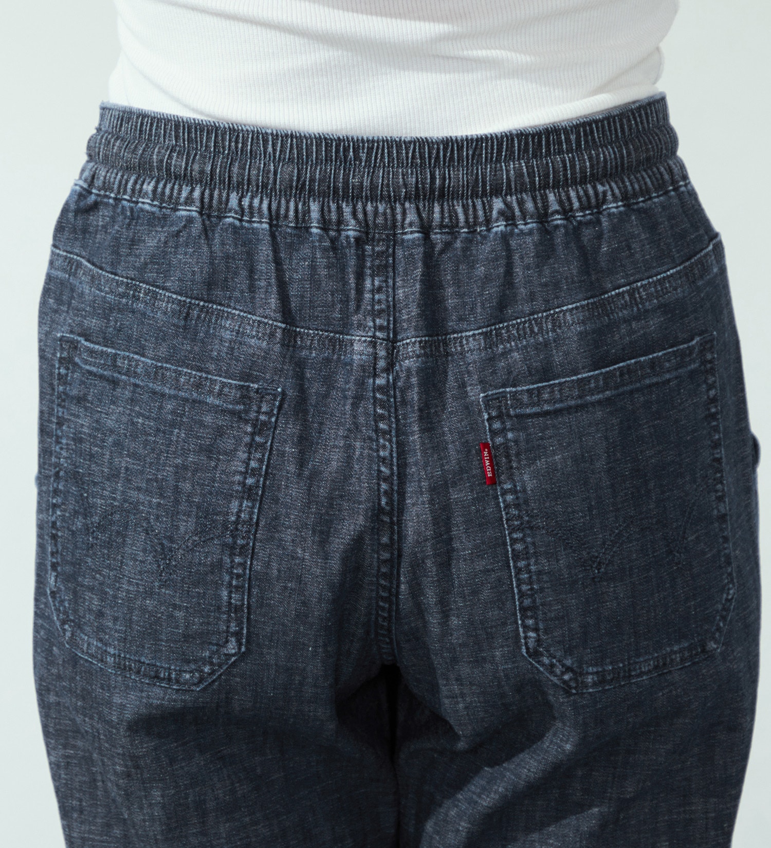 EDWIN(エドウイン)のイージーテーパードパンツ【アウトレット店舗・WEB限定】|パンツ/デニム / ジーンズパンツ/レディース|濃色ブルー