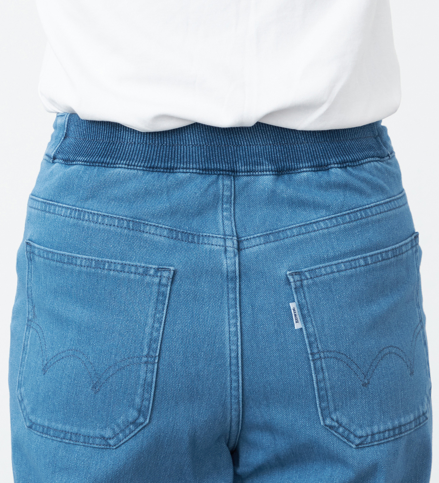 EDWIN(エドウイン)のイージーベーカーワイドデニムパンツ【アウトレット店舗・WEB限定】|パンツ/デニム / ジーンズパンツ/レディース|淡色ブルー