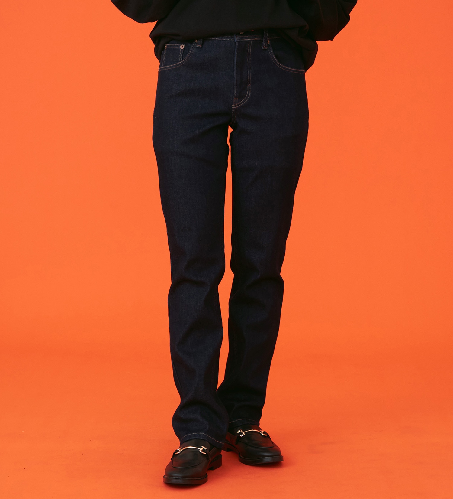 EDWIN(エドウイン)の【暖】BODY FIRE ストレートデニムパンツ【アウトレット店舗・WEB限定】|パンツ/デニム / ジーンズパンツ/レディース|インディゴブルー