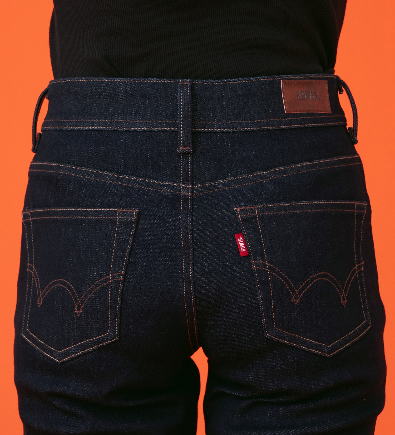 EDWIN(エドウイン)の【暖】BODY FIRE ストレートデニムパンツ【アウトレット店舗・WEB限定】|パンツ/デニム / ジーンズパンツ/レディース|インディゴブルー