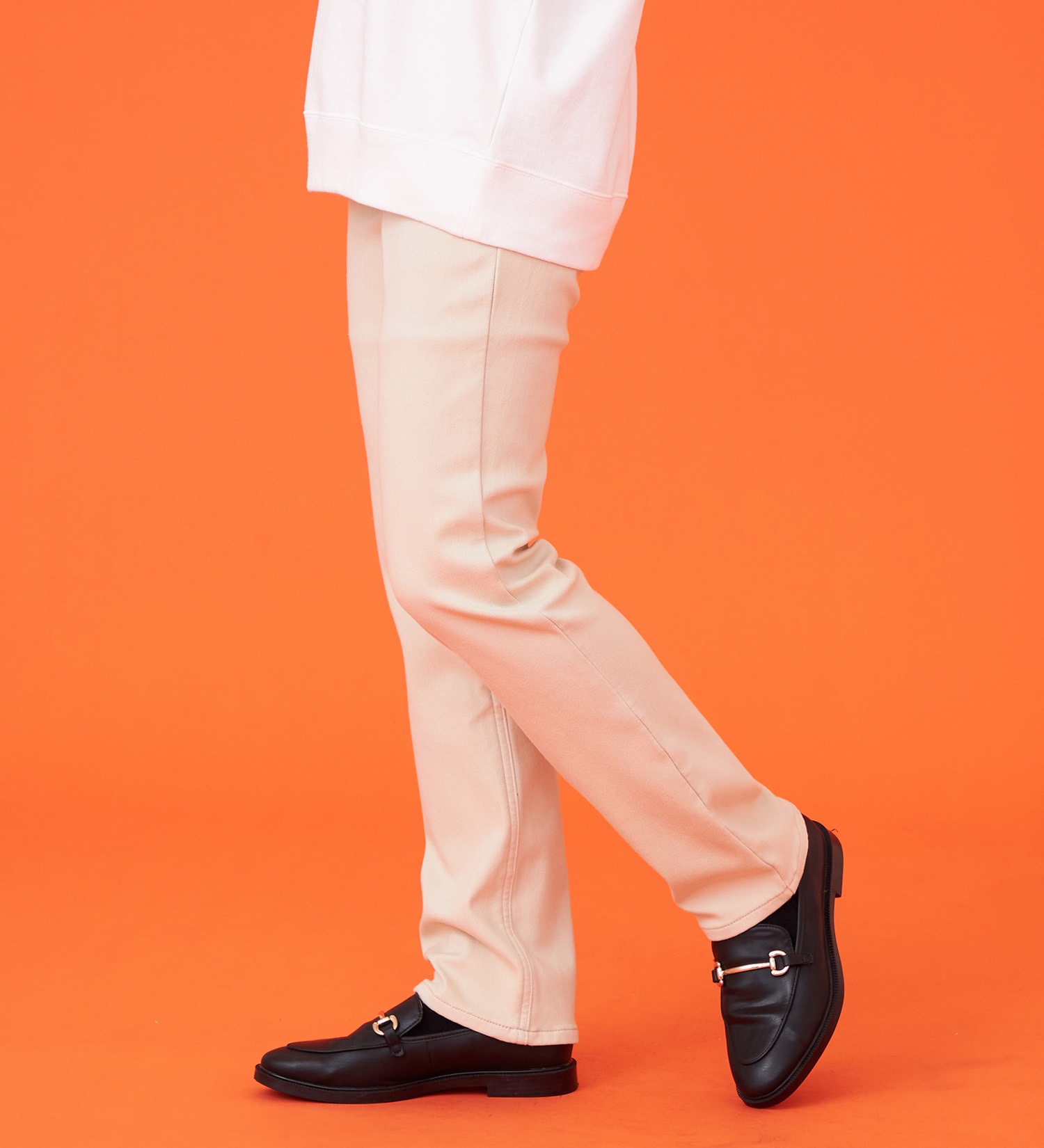 EDWIN(エドウイン)の【暖】BODY FIRE ストレートデニムパンツ【アウトレット店舗・WEB限定】|パンツ/デニム / ジーンズパンツ/レディース|クリーム