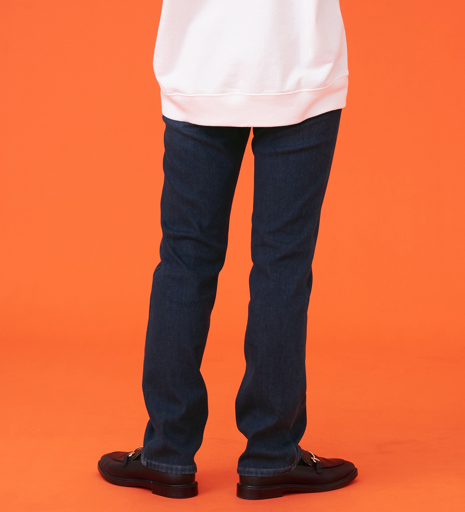 EDWIN(エドウイン)の【暖】BODY FIRE ストレートデニムパンツ【アウトレット店舗・WEB限定】|パンツ/デニム / ジーンズパンツ/レディース|濃色ブルー