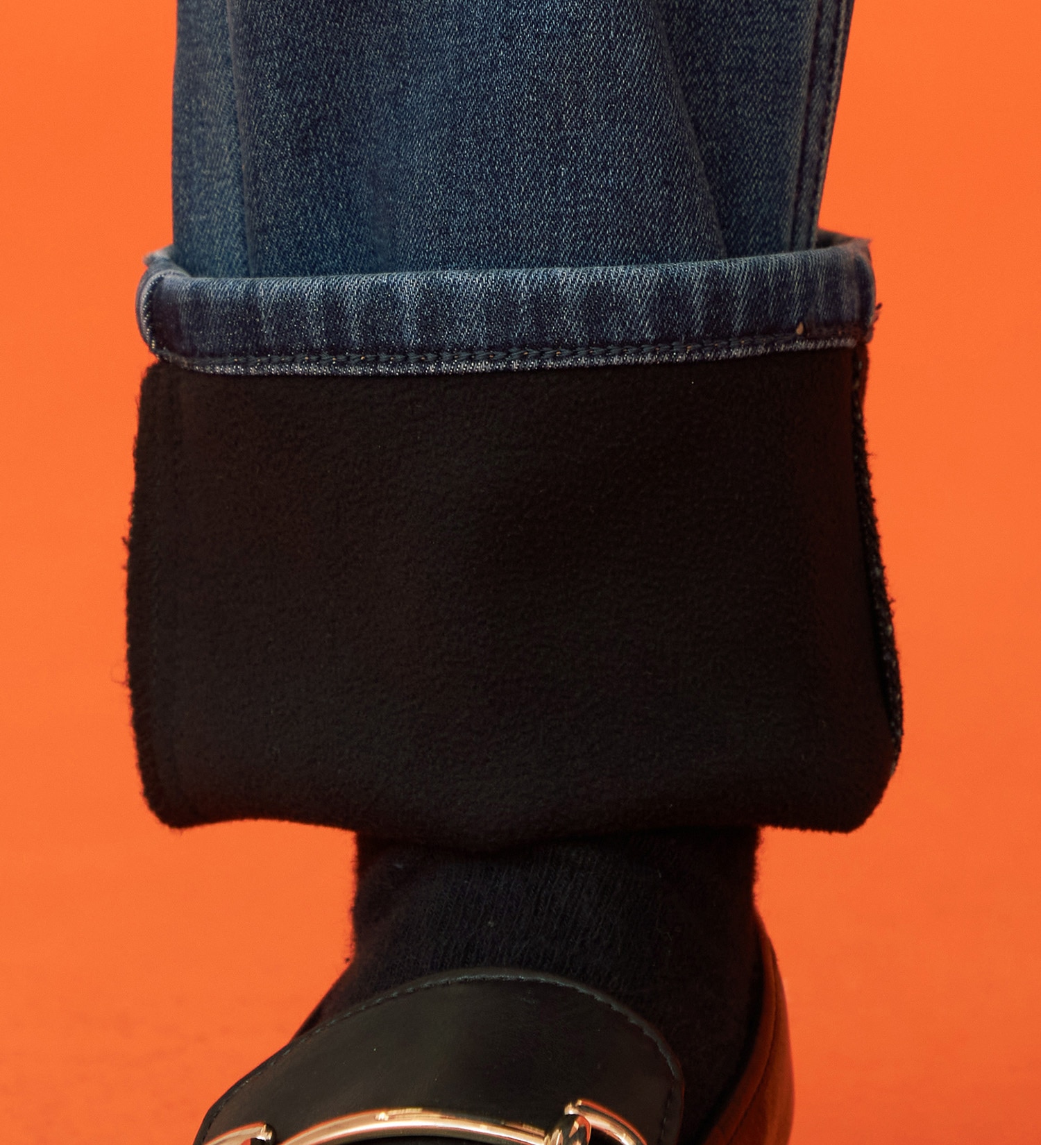 EDWIN(エドウイン)の【暖】BODY FIRE ストレートデニムパンツ【アウトレット店舗・WEB限定】|パンツ/デニム / ジーンズパンツ/レディース|中色ブルー