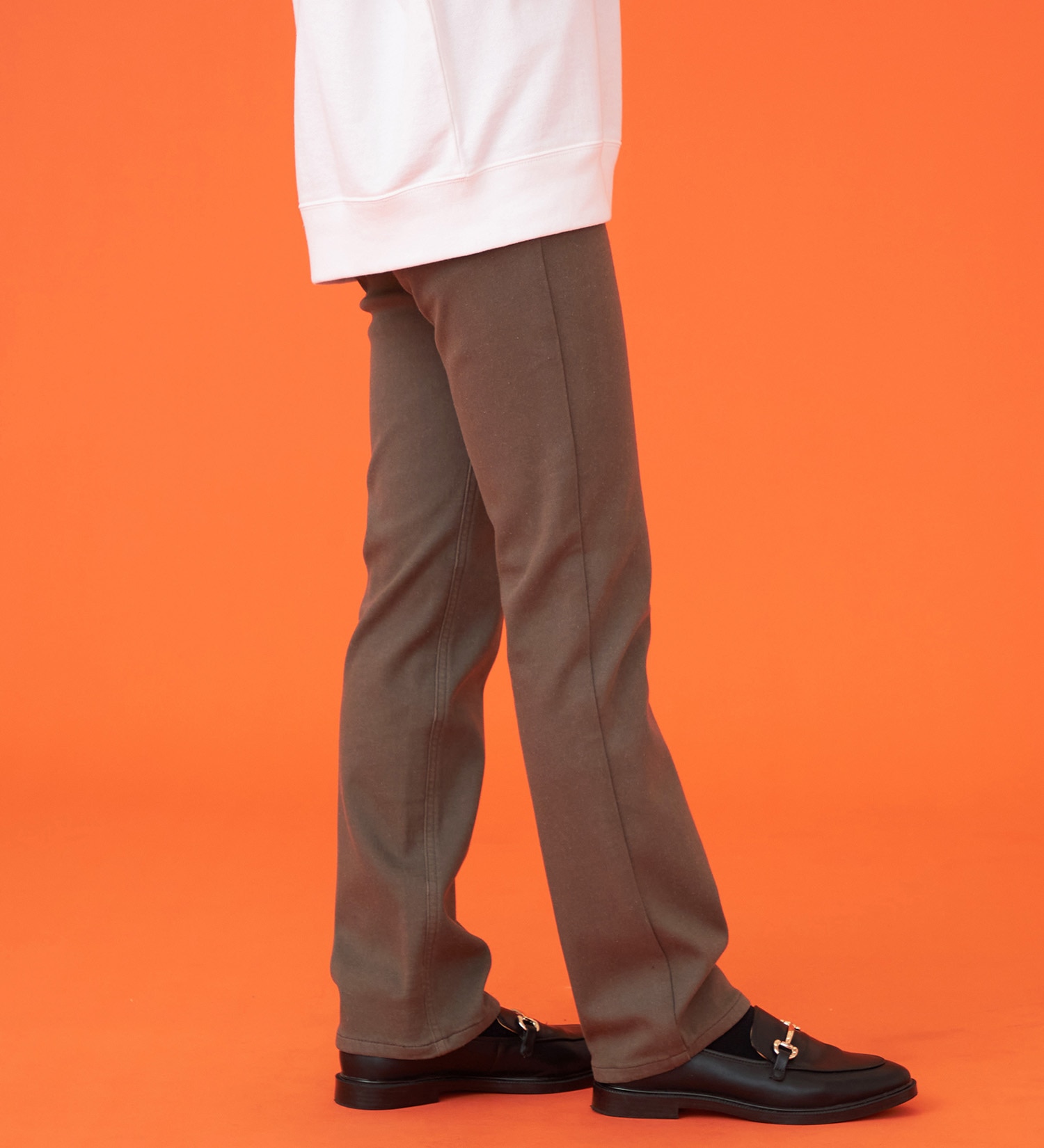 EDWIN(エドウイン)の【暖】BODY FIRE ストレートデニムパンツ【アウトレット店舗・WEB限定】|パンツ/デニム / ジーンズパンツ/レディース|ブラウン