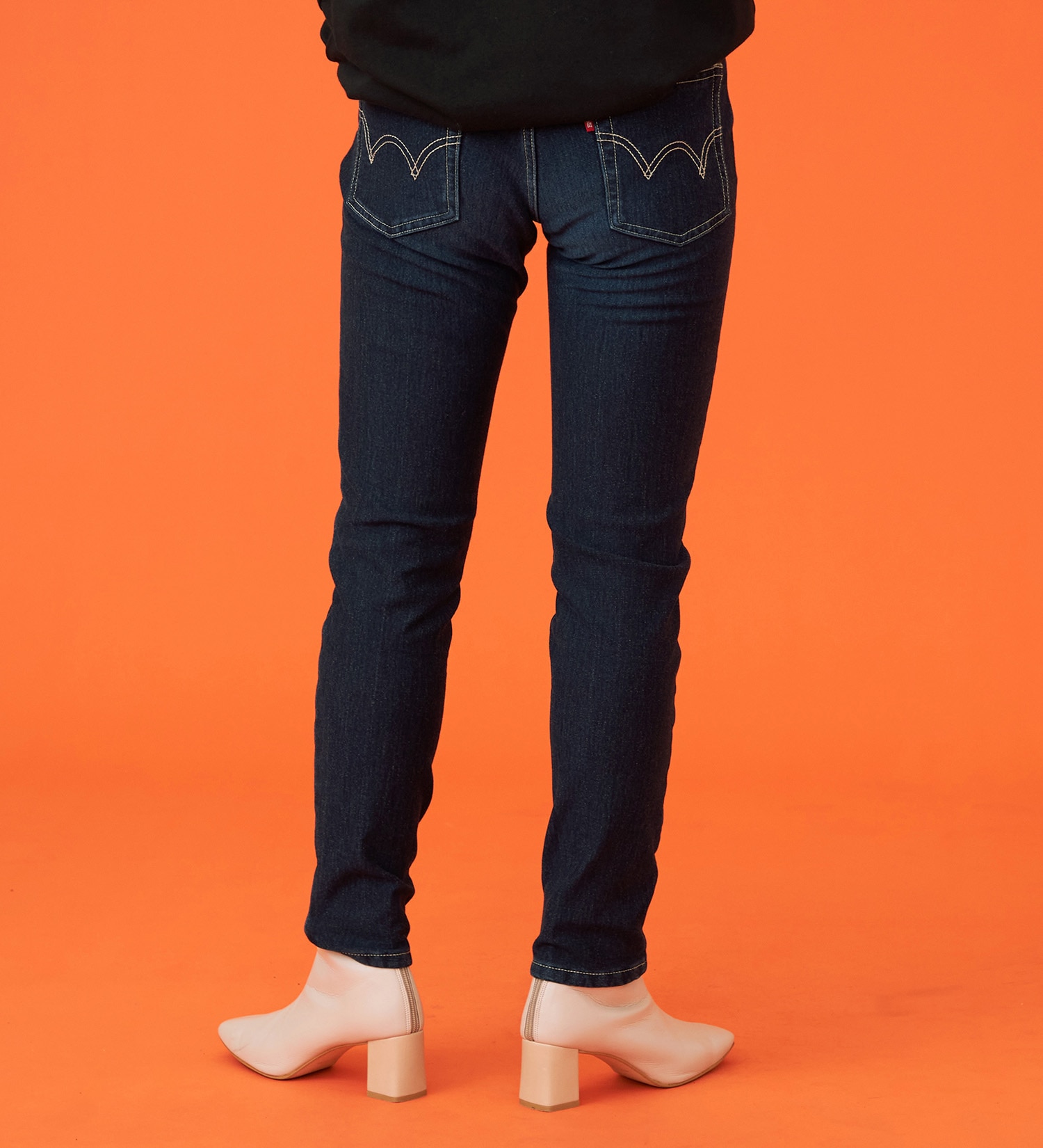 EDWIN(エドウイン)の【暖】BODY FIRE スキニーデニムパンツ【アウトレット店舗・WEB限定】|パンツ/デニム / ジーンズパンツ/レディース|濃色ブルー
