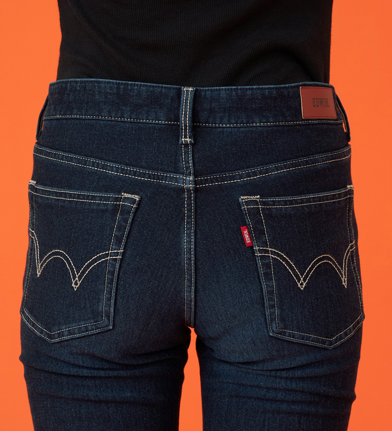 EDWIN(エドウイン)の【暖】BODY FIRE スキニーデニムパンツ【アウトレット店舗・WEB限定】|パンツ/デニム / ジーンズパンツ/レディース|濃色ブルー