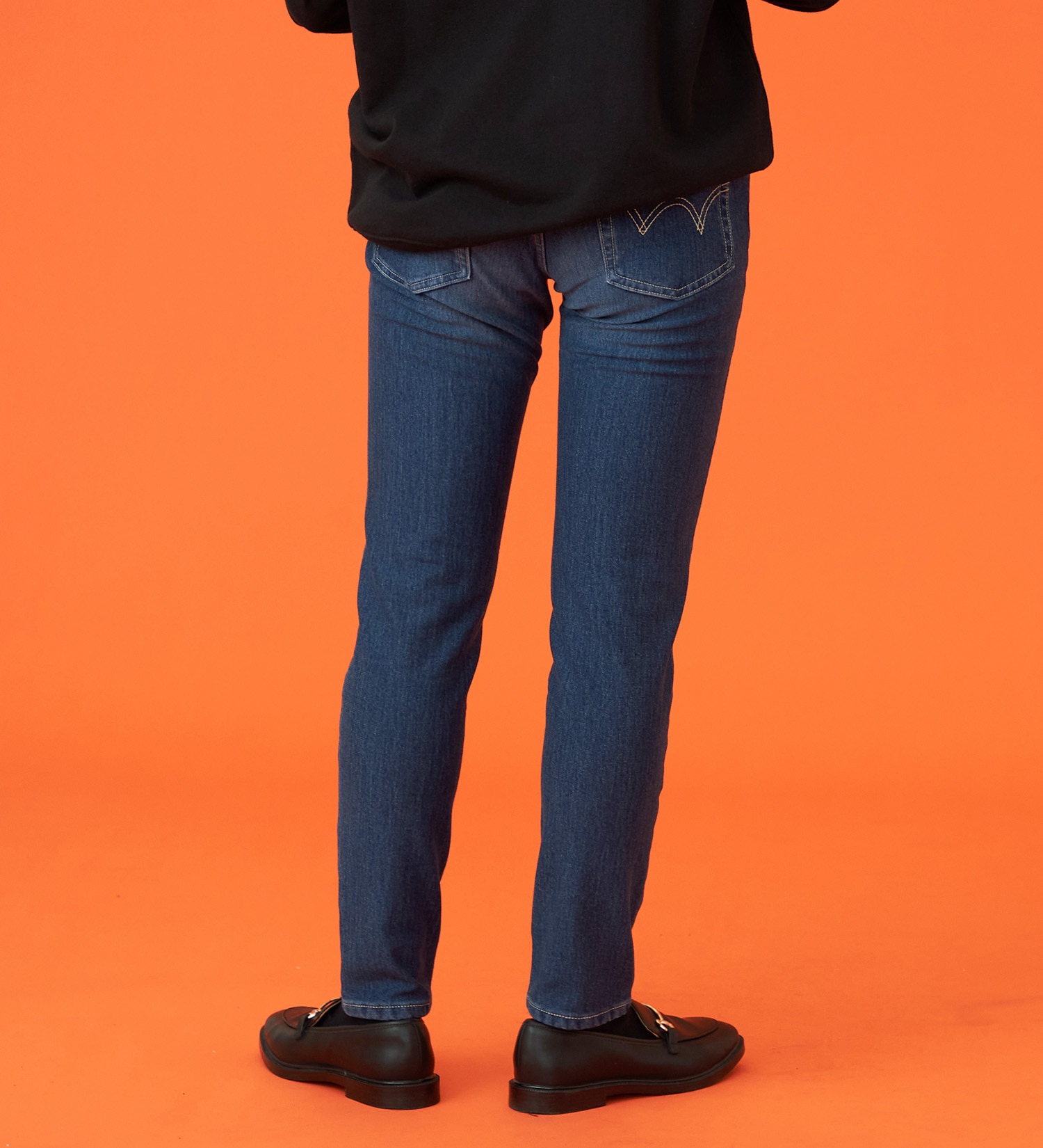 EDWIN(エドウイン)の【暖】BODY FIRE スキニーデニムパンツ【アウトレット店舗・WEB限定】|パンツ/デニム / ジーンズパンツ/レディース|中色ブルー