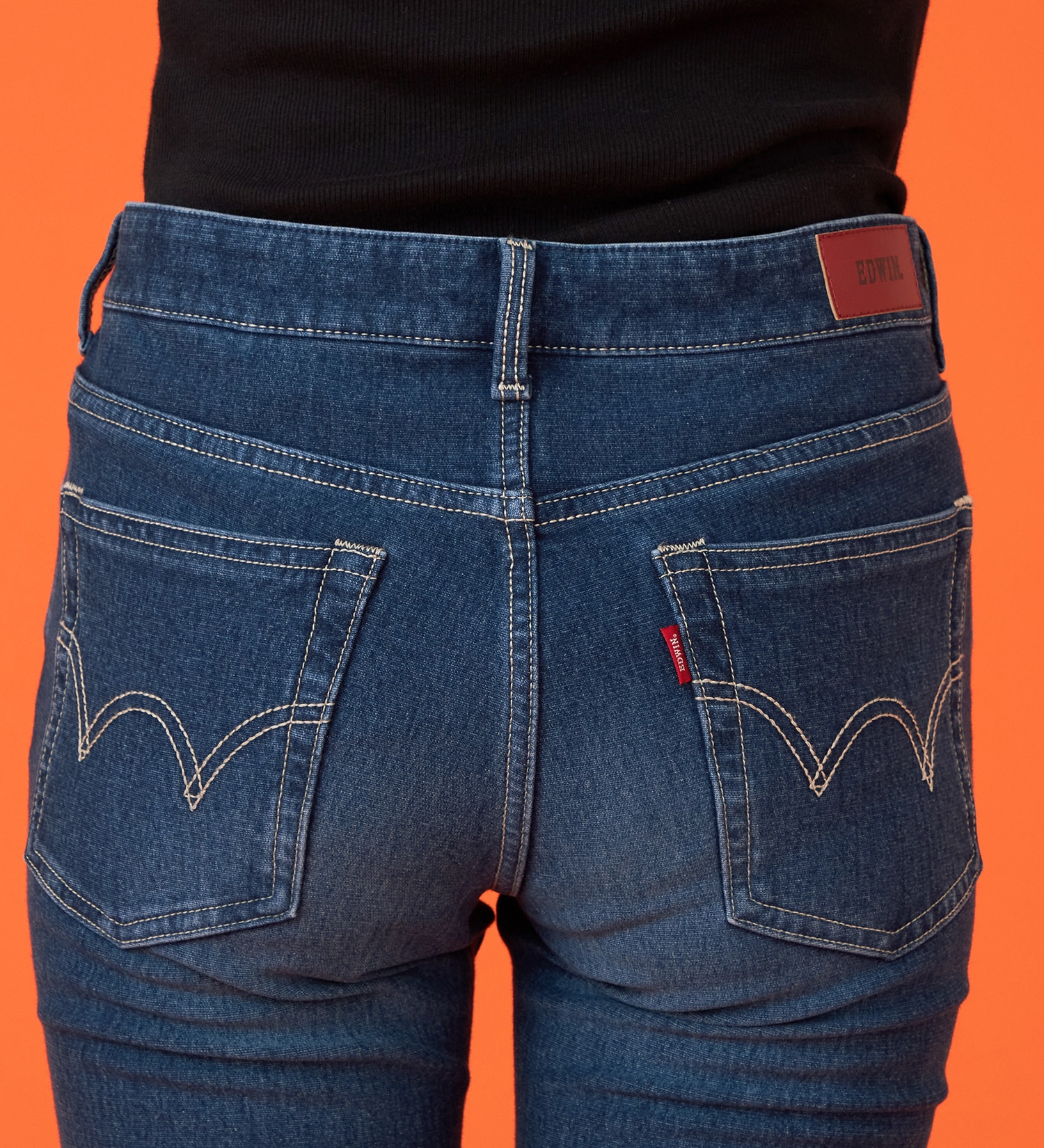 EDWIN(エドウイン)の【暖】BODY FIRE スキニーデニムパンツ【アウトレット店舗・WEB限定】|パンツ/デニム / ジーンズパンツ/レディース|中色ブルー