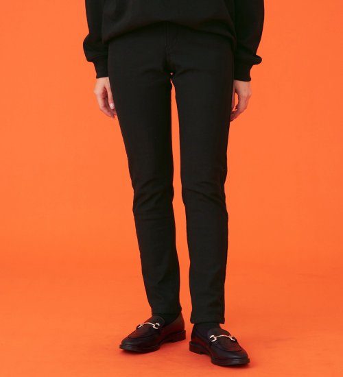 EDWIN(エドウイン)の【暖】BODY FIRE スキニーデニムパンツ【アウトレット店舗・WEB限定】|パンツ/デニム / ジーンズパンツ/レディース|ブラック