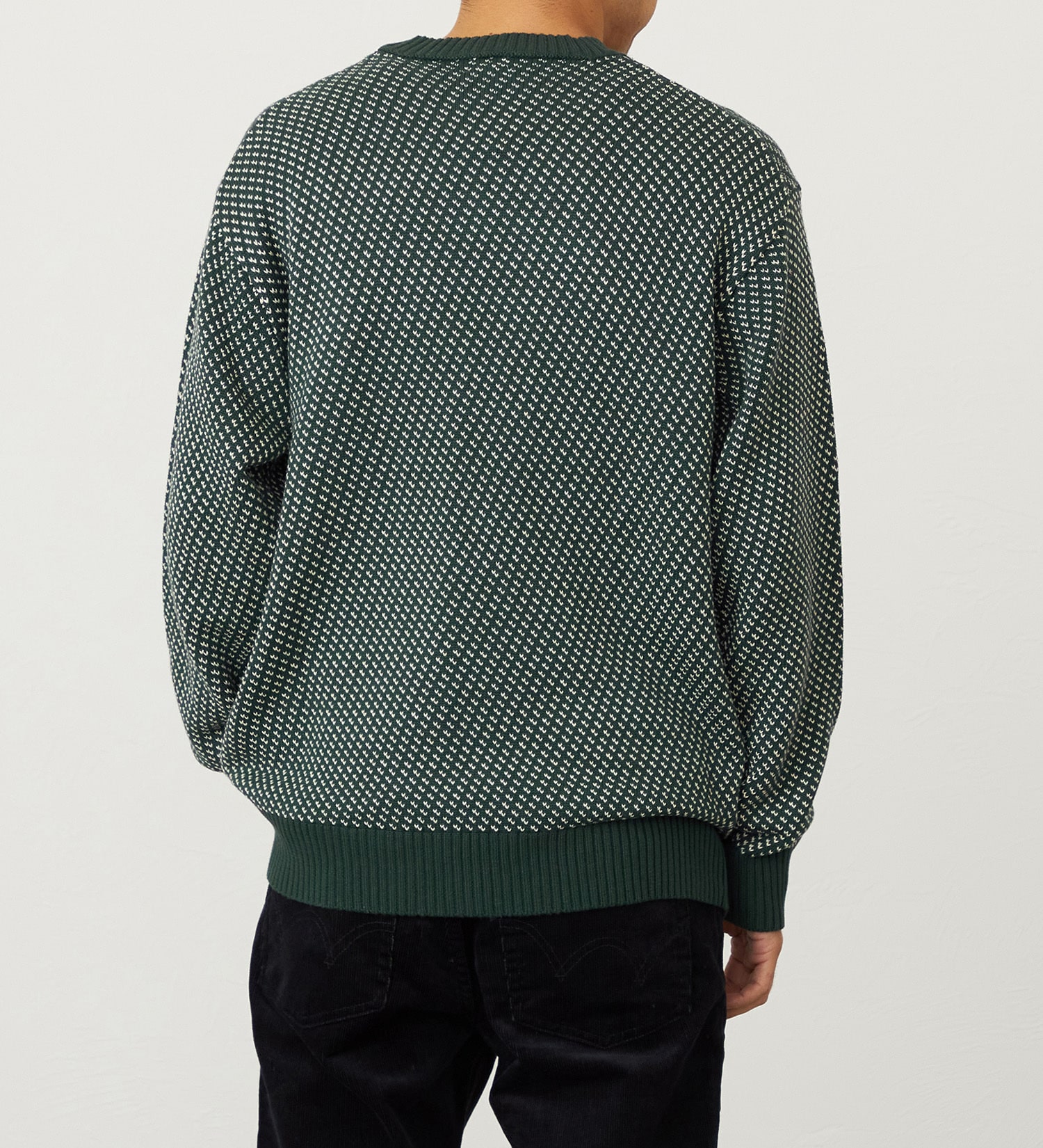 EDWIN(エドウイン)のニットクルーネック【アウトレット店舗・WEB限定】|トップス/ニット/セーター/メンズ|グリーン