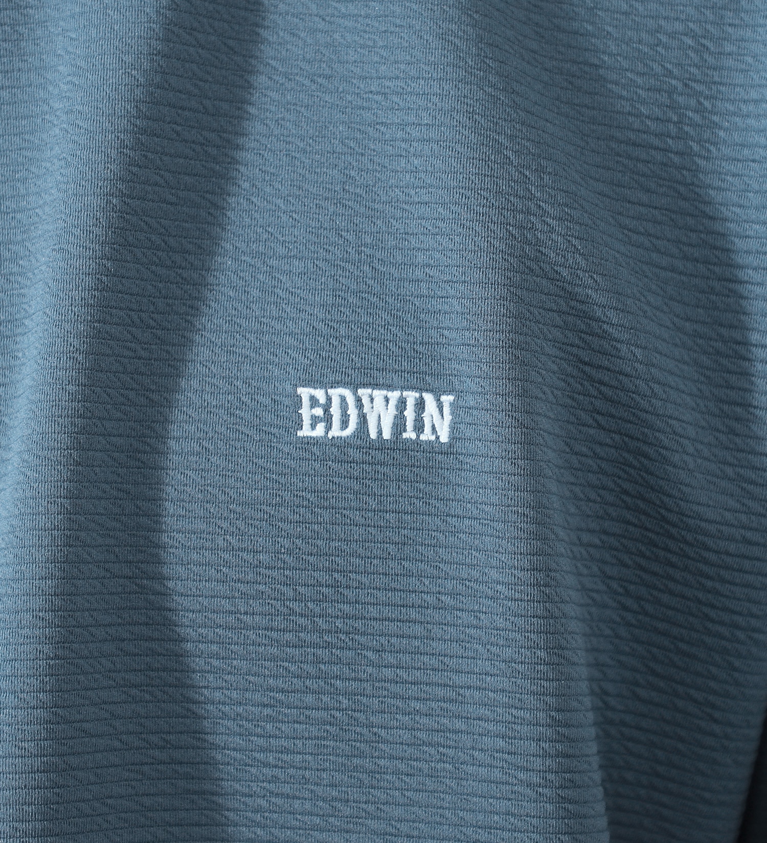 EDWIN(エドウイン)のフェイクレイヤードTシャツ（ビッグシルエット）【アウトレット店舗・WEB限定】|トップス/Tシャツ/カットソー/メンズ|ブルー