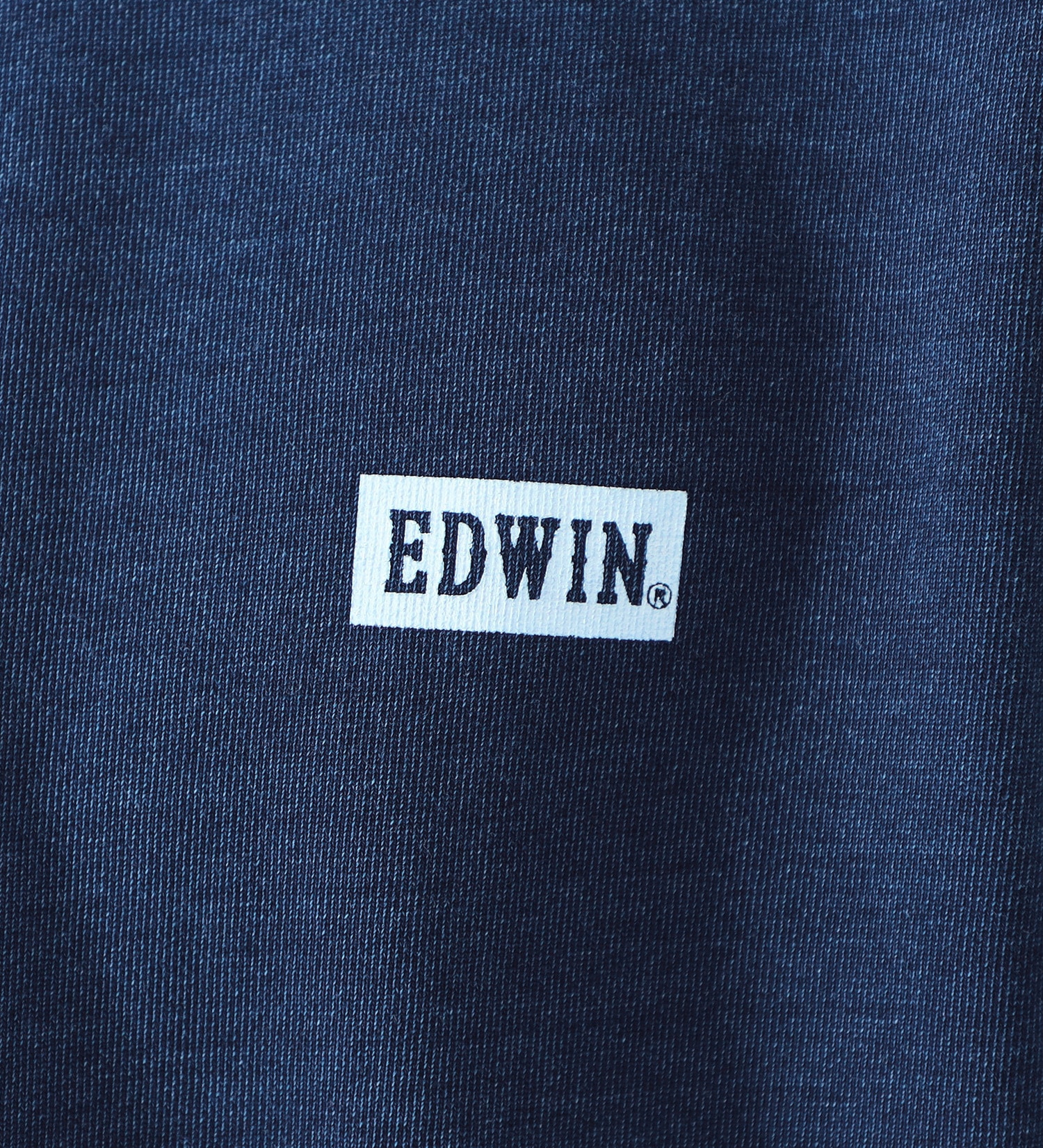 EDWIN(エドウイン)のクルーネックワンポイントロゴスウェット【アウトレット店舗・WEB限定】|トップス/スウェット/メンズ|ダークブルー