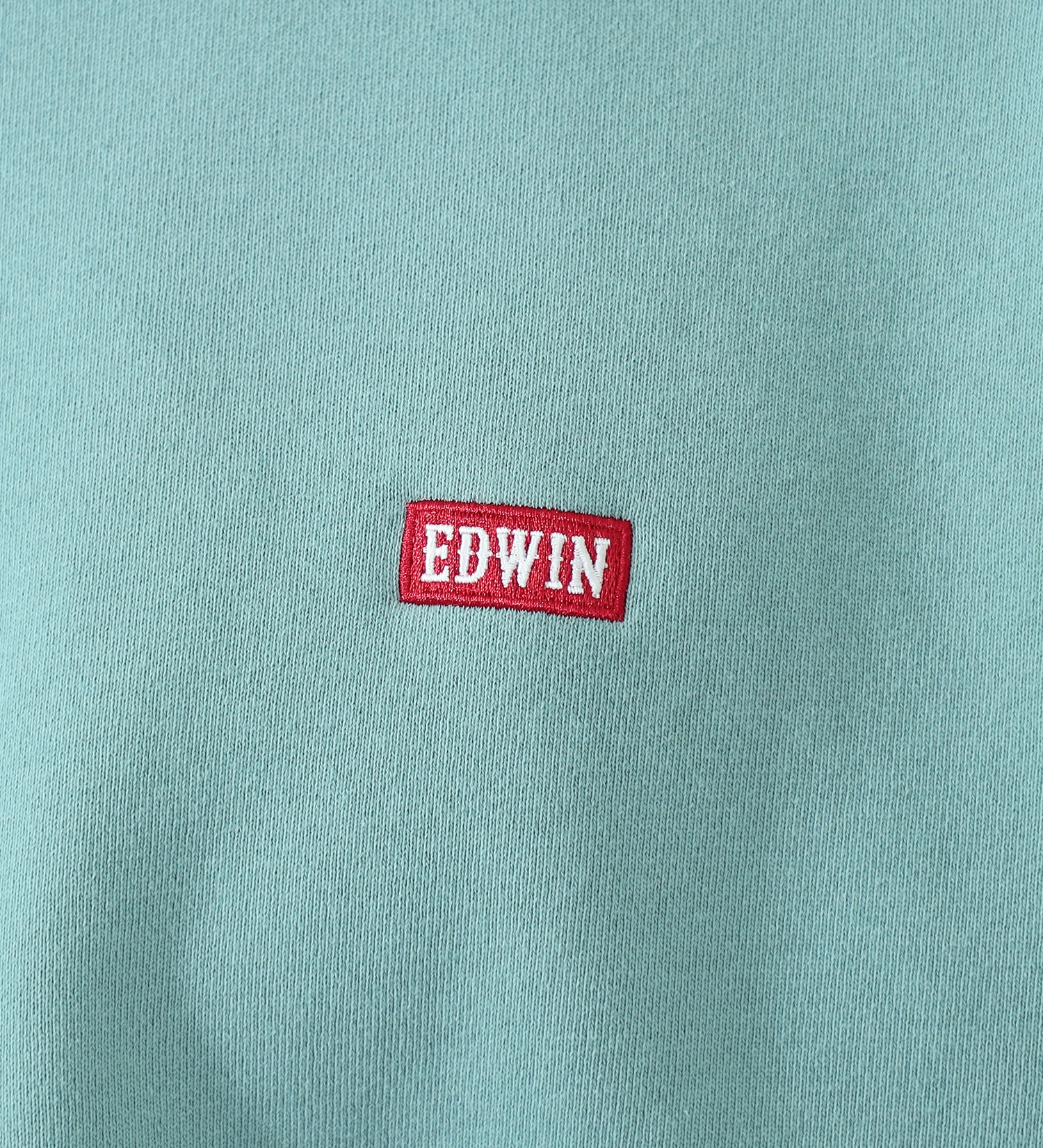 EDWIN(エドウイン)の【SALE】ボックスロゴスウェット【アウトレット店舗・WEB限定】|トップス/スウェット/メンズ|グリーン