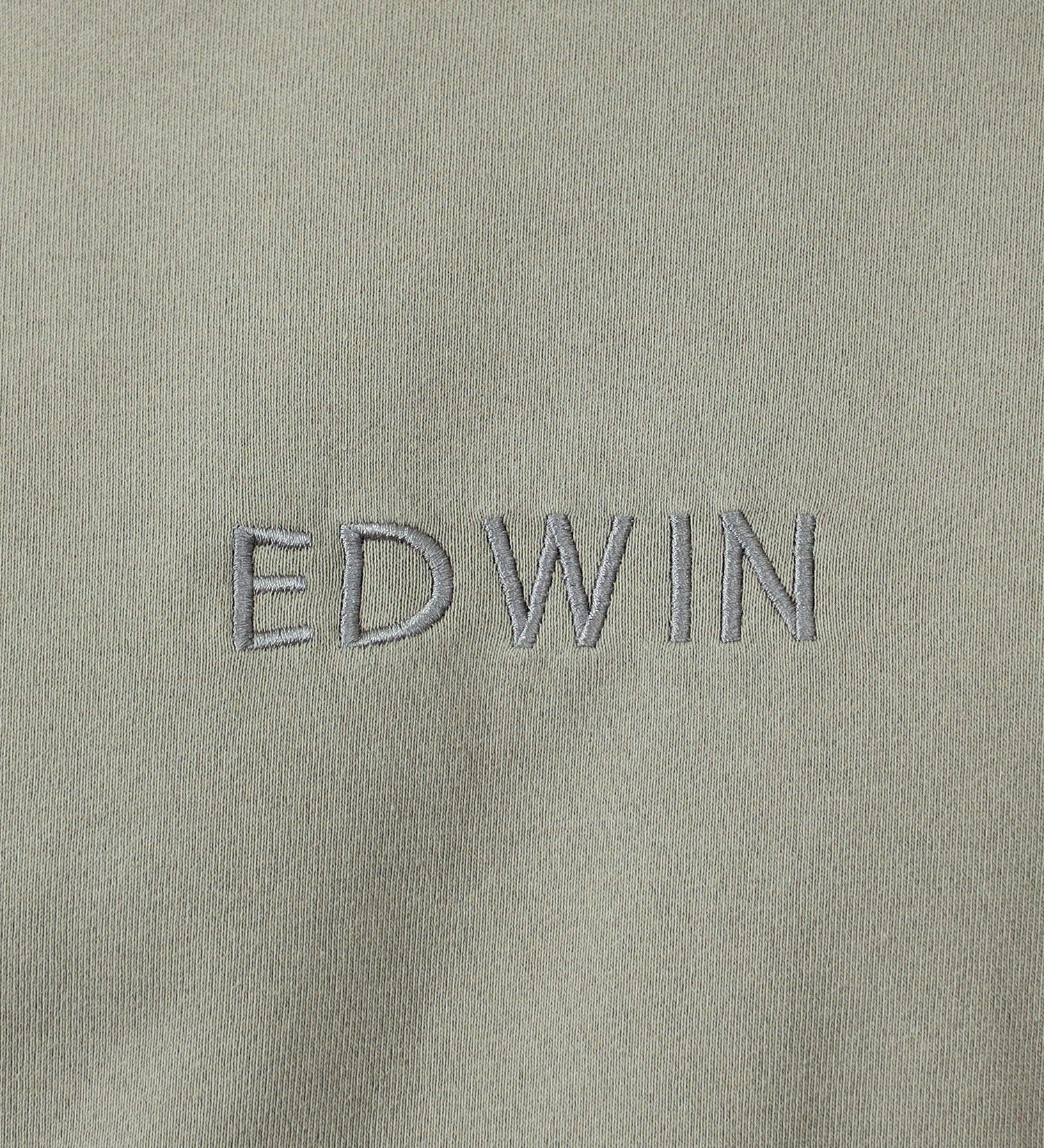 EDWIN(エドウイン)の【GW SALE】ロゴ刺繍スウェット長袖【アウトレット店舗・WEB限定】|トップス/スウェット/メンズ|モスグリーン