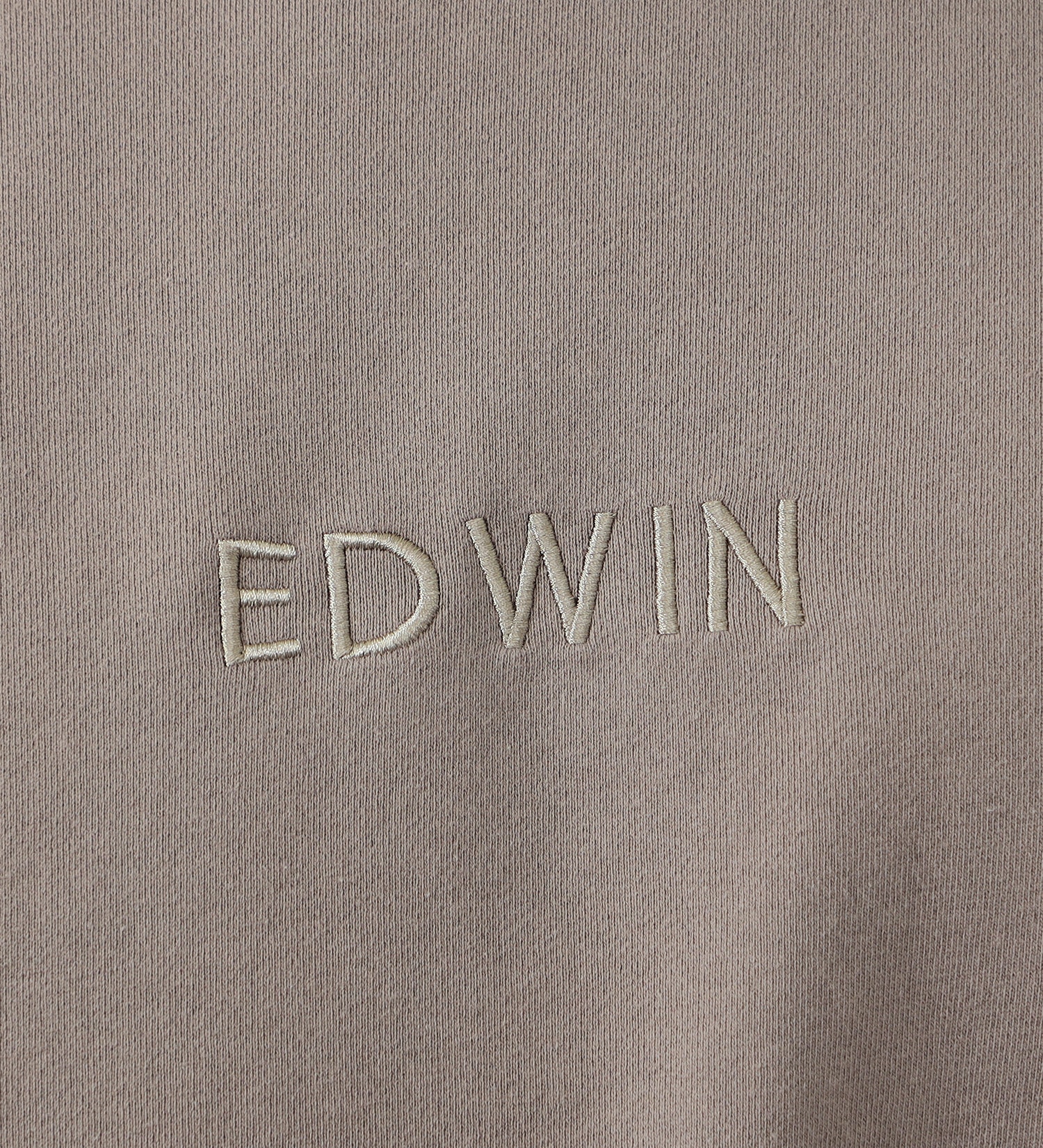 EDWIN(エドウイン)の【SALE】ロゴ刺繍スウェット長袖【アウトレット店舗・WEB限定】|トップス/スウェット/メンズ|ライトブラウン