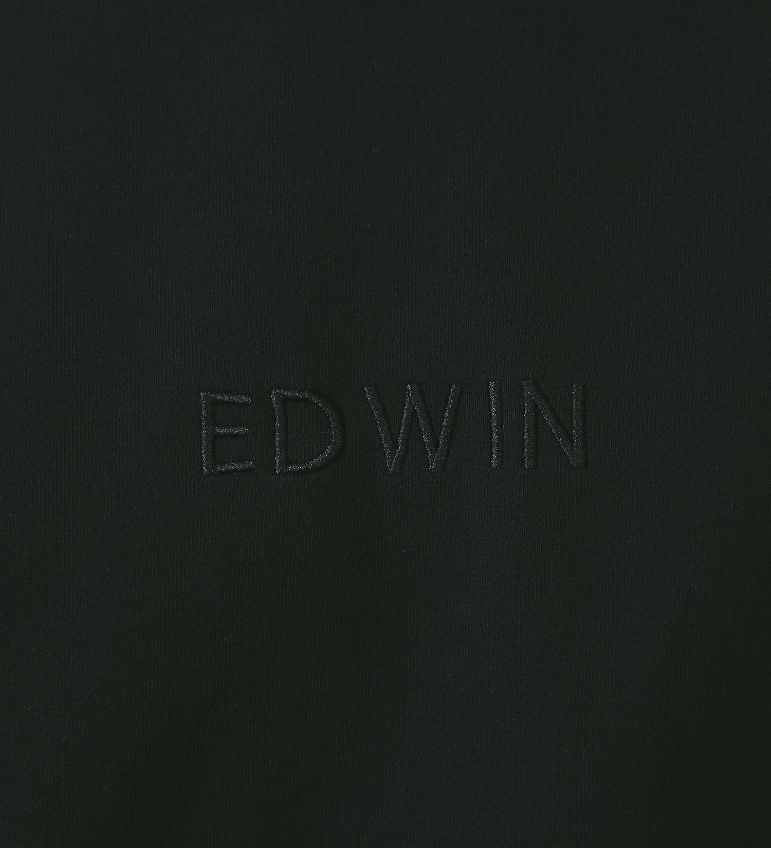 EDWIN(エドウイン)の【SALE】ロゴ刺繍スウェット長袖【アウトレット店舗・WEB限定】|トップス/スウェット/メンズ|ブラック