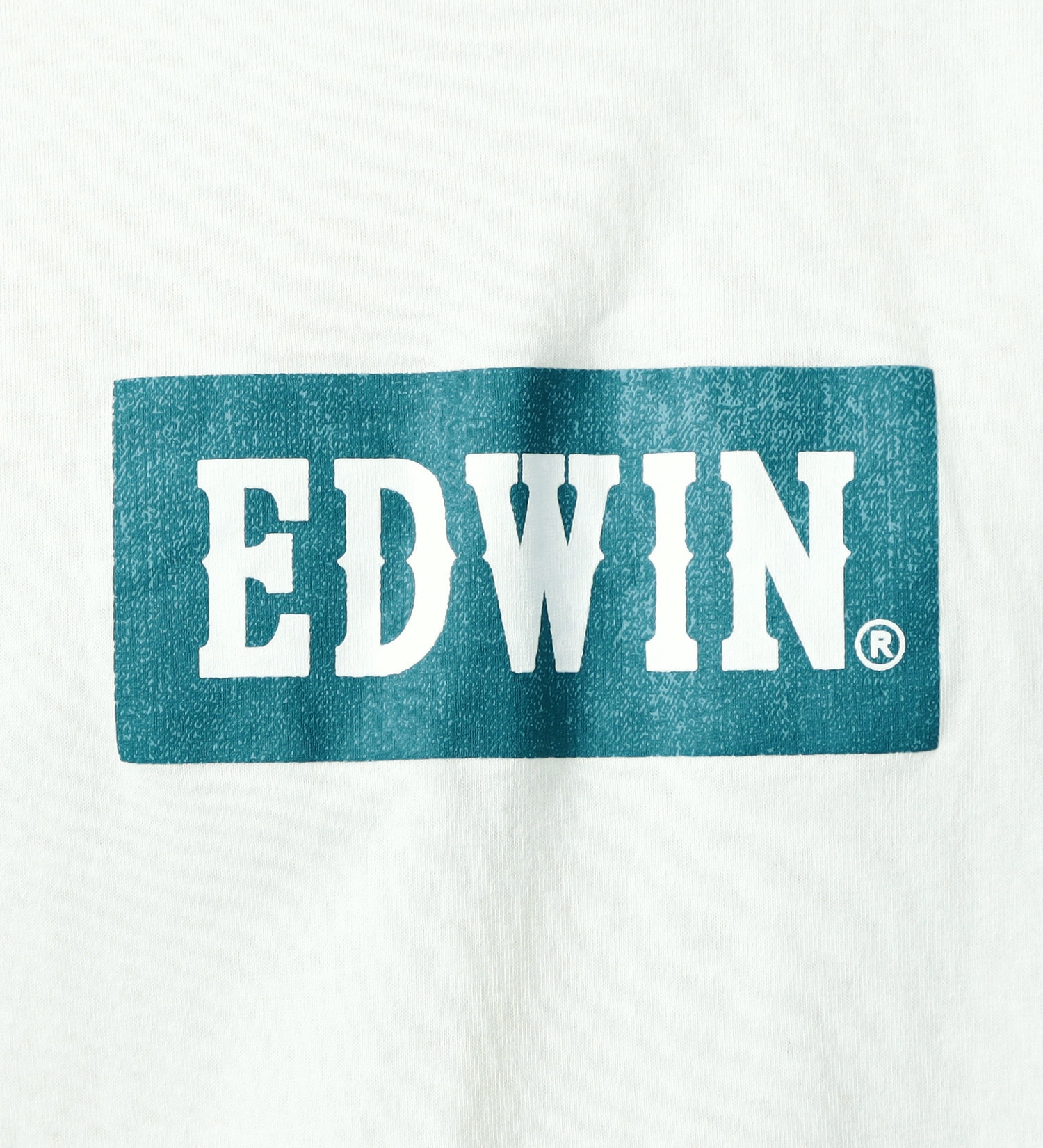 EDWIN(エドウイン)のボックスロゴプリントTシャツ【アウトレット店舗・WEB限定】|トップス/Tシャツ/カットソー/メンズ|ホワイト