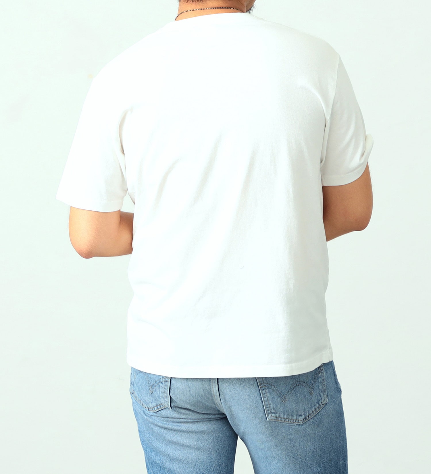 EDWIN(エドウイン)のボックスロゴプリントTシャツ【アウトレット店舗・WEB限定】|トップス/Tシャツ/カットソー/メンズ|ホワイト2