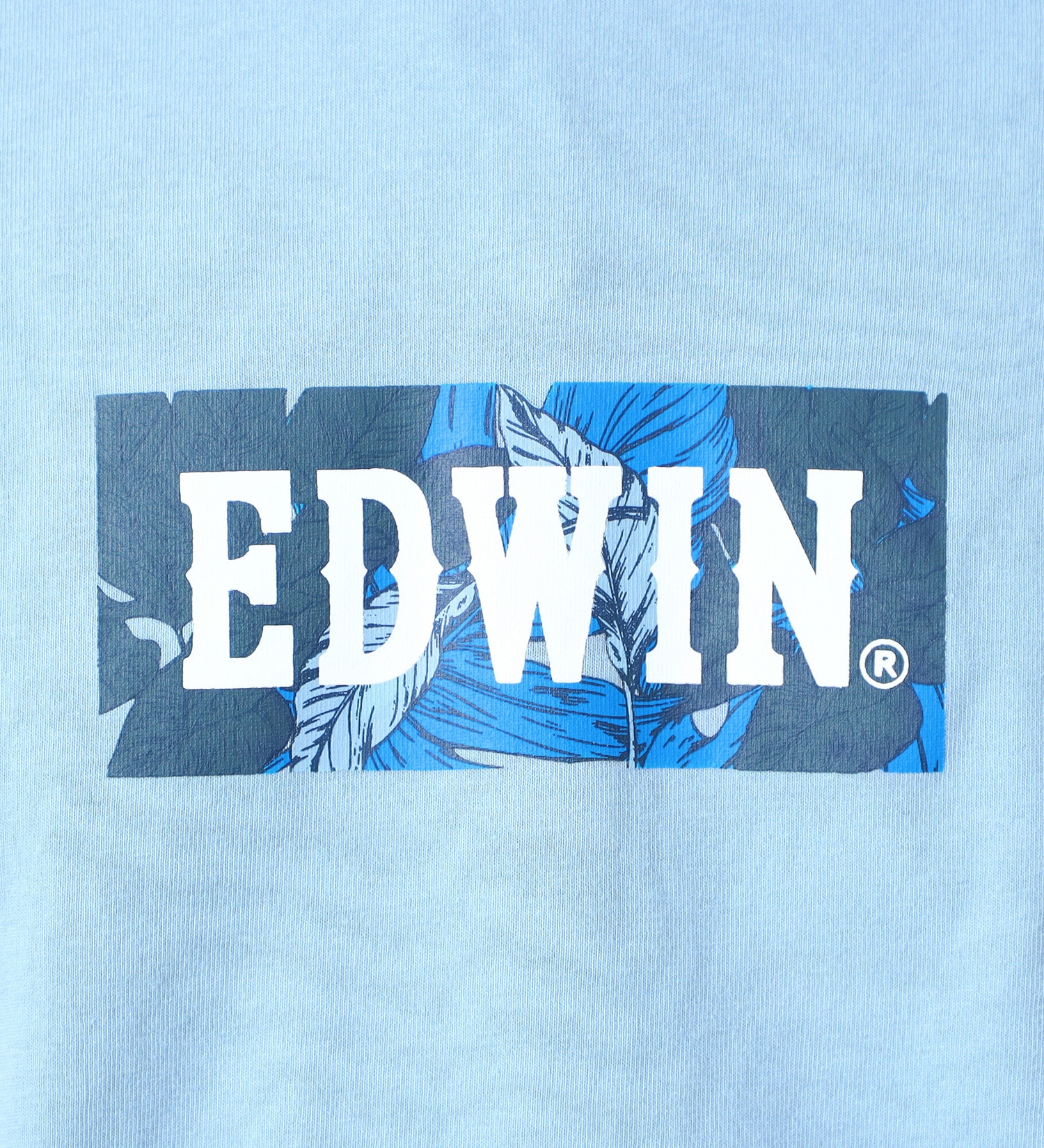 EDWIN(エドウイン)のボックスロゴプリントTシャツ【アウトレット店舗・WEB限定】|トップス/Tシャツ/カットソー/メンズ|ライトブルー
