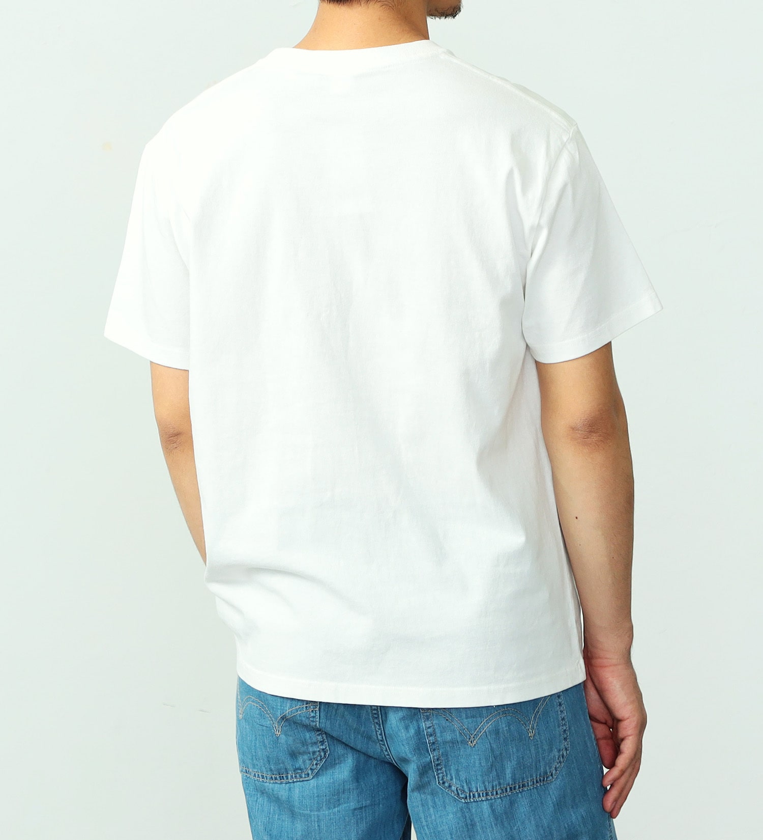 EDWIN(エドウイン)のポケットボックスロゴ半袖Tシャツ【アウトレット店舗・WEB限定】|トップス/Tシャツ/カットソー/メンズ|ホワイト