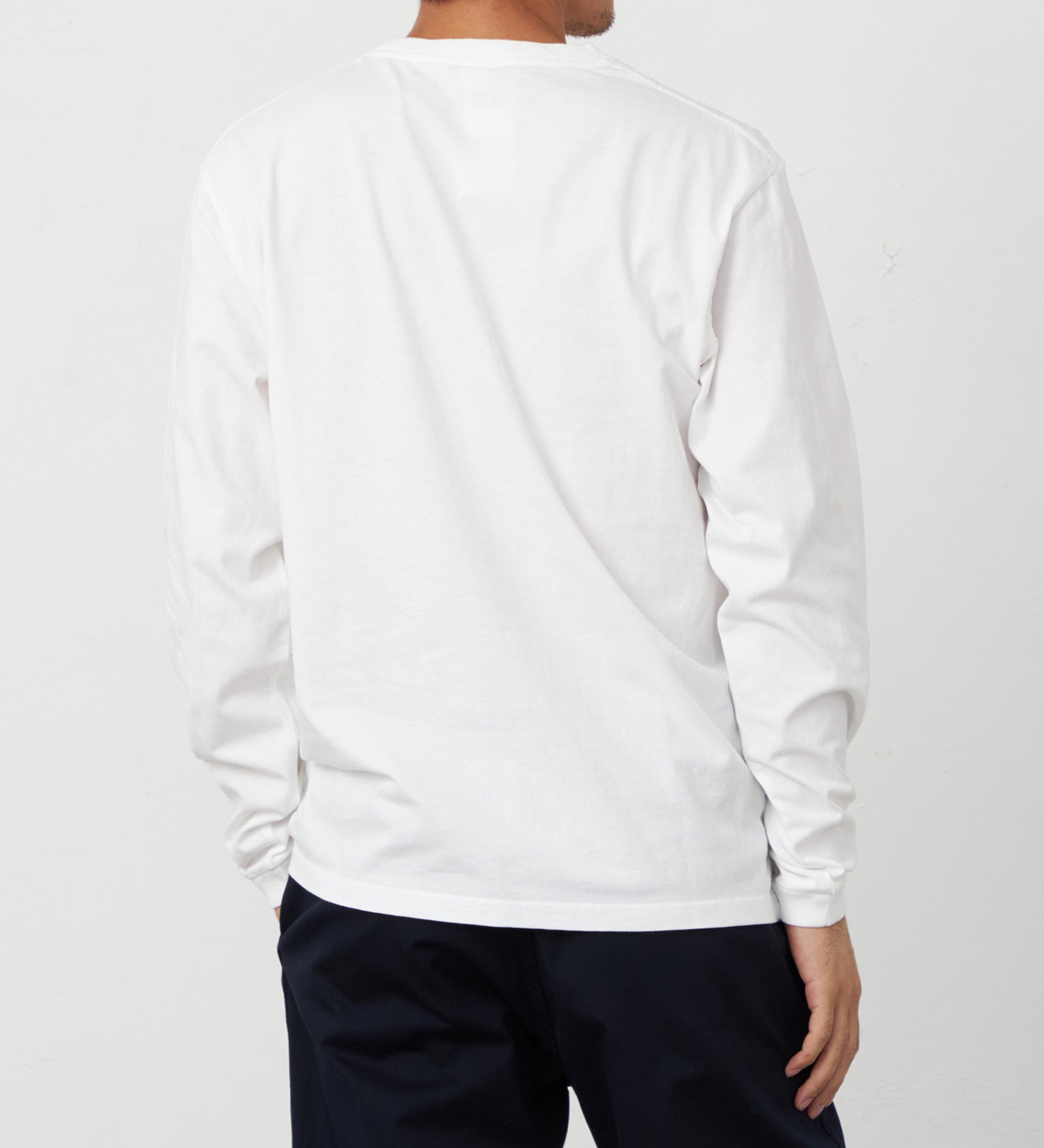 EDWIN(エドウイン)のポケットTシャツ 長袖【アウトレット店舗・WEB限定】|トップス/Tシャツ/カットソー/メンズ|ホワイト