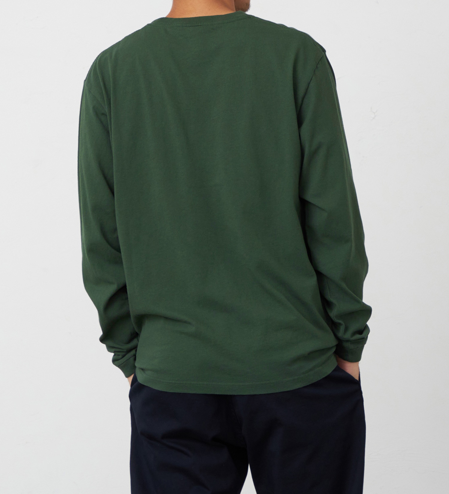 EDWIN(エドウイン)のポケットTシャツ 長袖【アウトレット店舗・WEB限定】|トップス/Tシャツ/カットソー/メンズ|グリーン