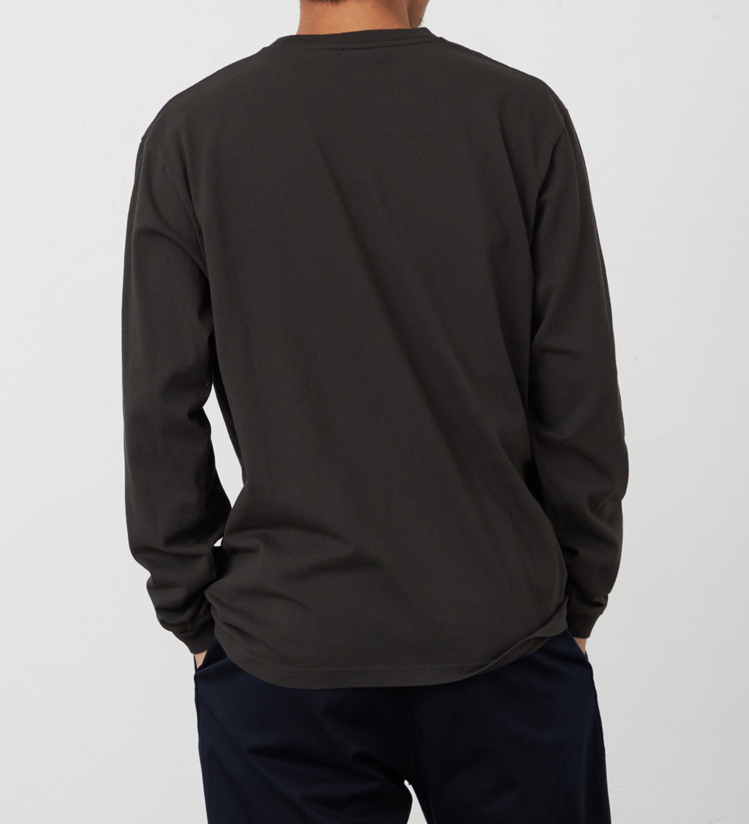 EDWIN(エドウイン)のポケットTシャツ 長袖【アウトレット店舗・WEB限定】|トップス/Tシャツ/カットソー/メンズ|チャコール