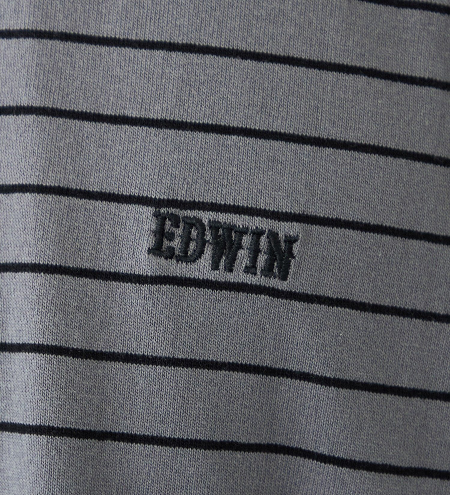 EDWIN(エドウイン)のボーダー長袖Tシャツ【アウトレット店舗・WEB限定】|トップス/Tシャツ/カットソー/メンズ|グレー