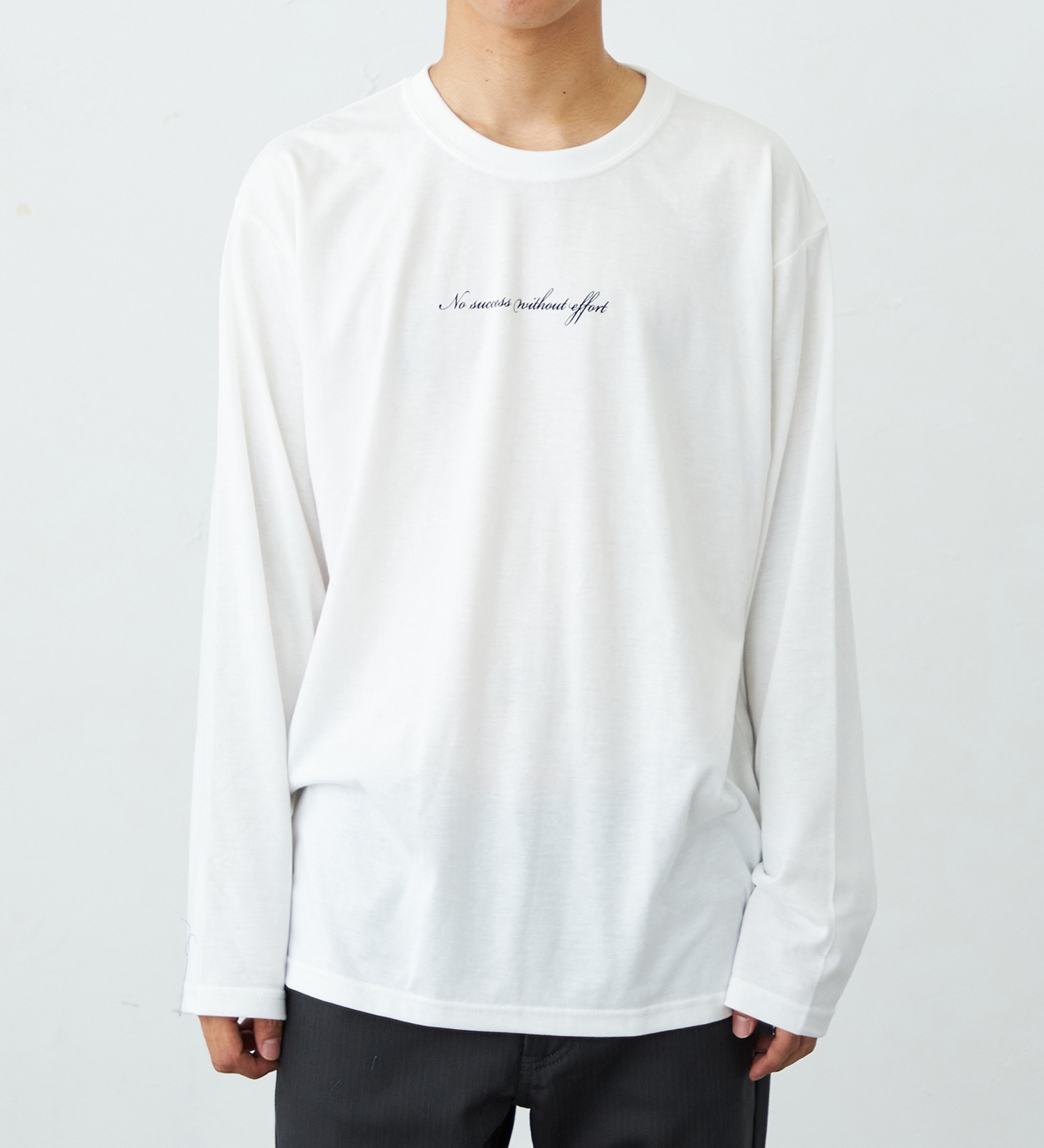 EDWIN(エドウイン)のメッセージプリントロングTシャツ＋カーディガンセット【アウトレット店舗・WEB限定】|トップス/その他トップス/メンズ|ダークグリーン