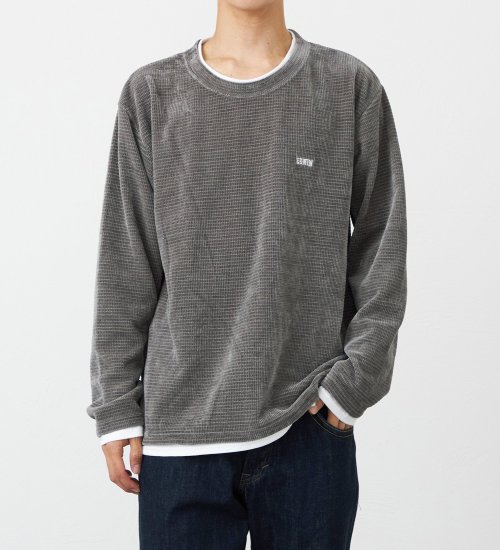 フェイクレイヤードビック長袖Tシャツ【アウトレット店舗・WEB限定】