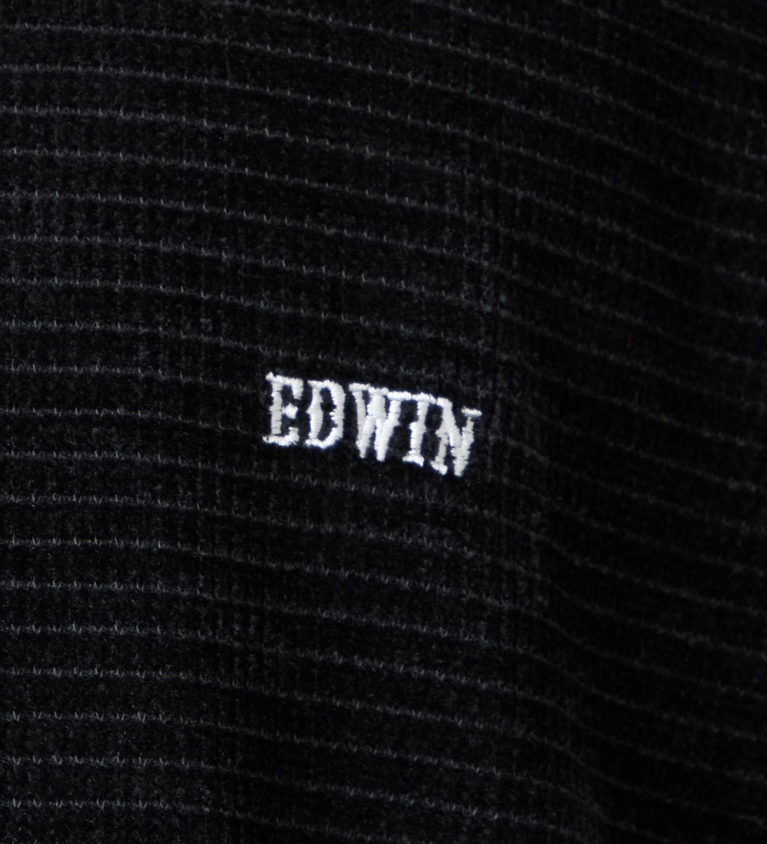 EDWIN(エドウイン)のフェイクレイヤードビック長袖Tシャツ【アウトレット店舗・WEB限定】|トップス/Tシャツ/カットソー/メンズ|ブラック