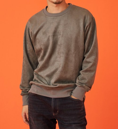 EDWIN(エドウイン)のスエードスウェット【アウトレット店舗・WEB限定】|トップス/スウェット/メンズ|グレー
