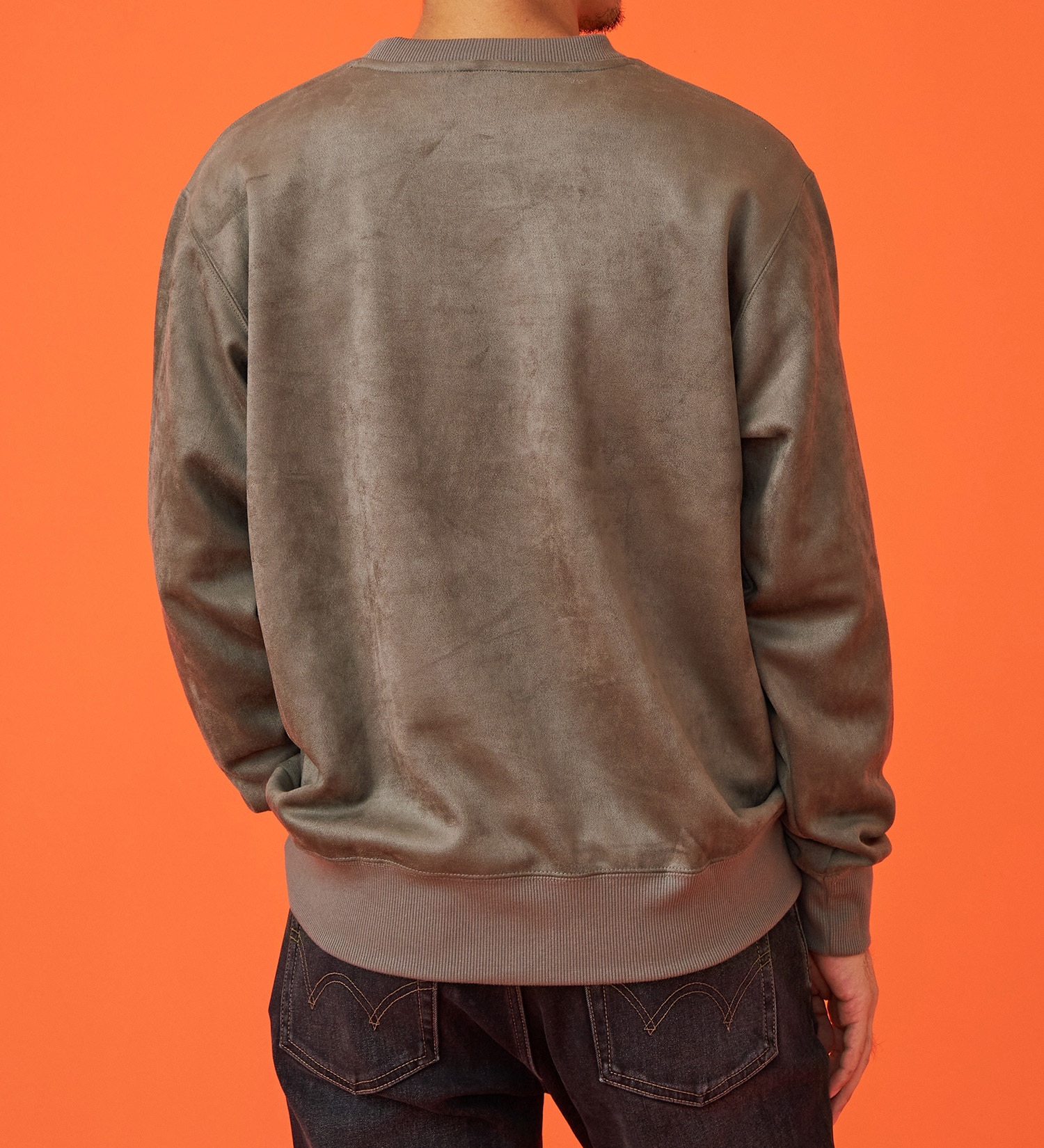 EDWIN(エドウイン)のスエードスウェット【アウトレット店舗・WEB限定】|トップス/スウェット/メンズ|グレー