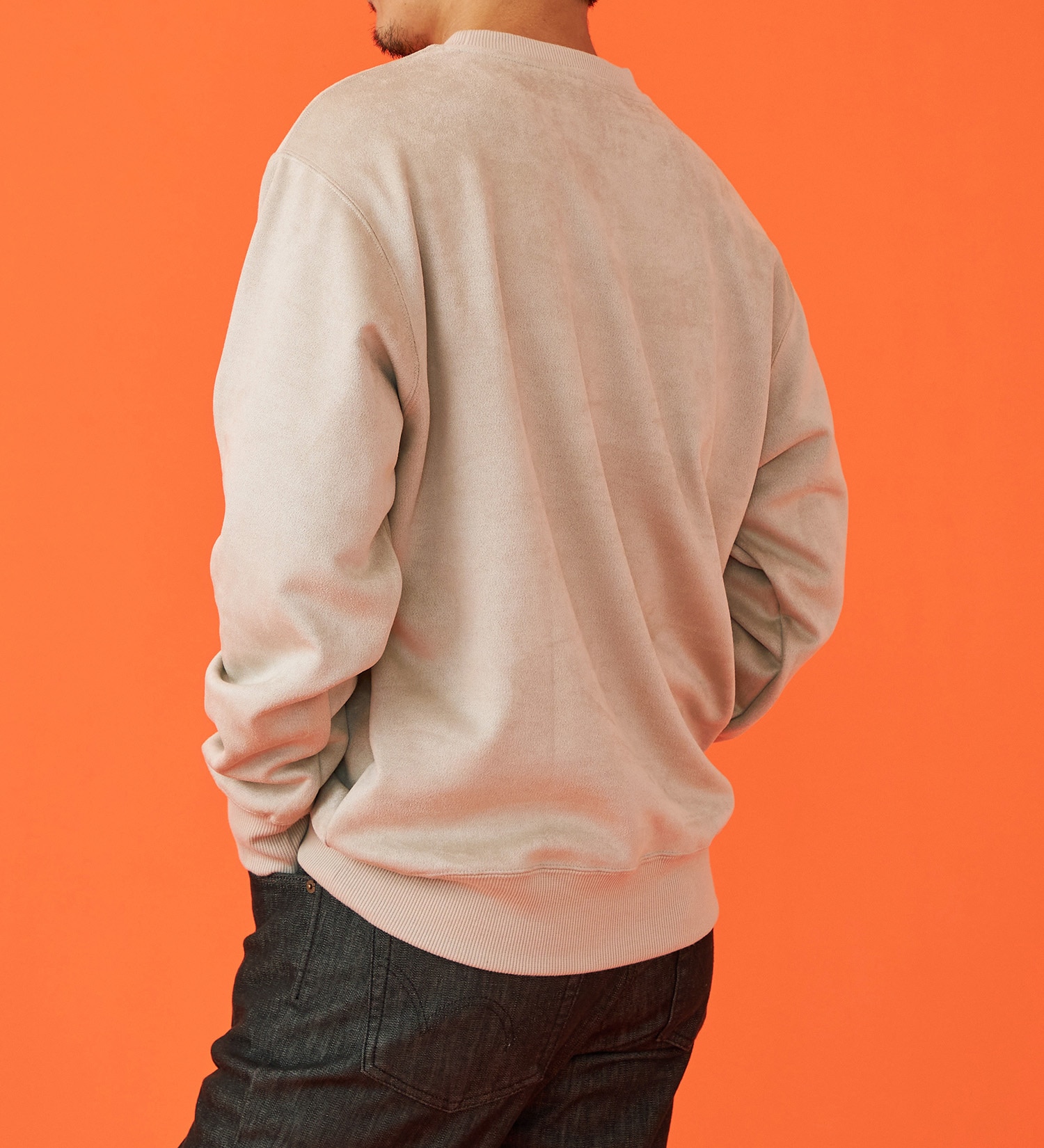 EDWIN(エドウイン)のスエードスウェット【アウトレット店舗・WEB限定】|トップス/スウェット/メンズ|ベージュ