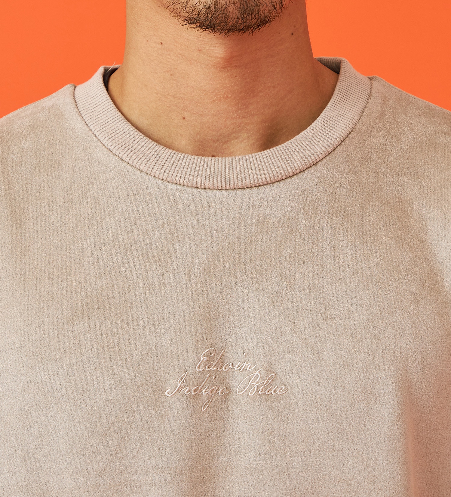 EDWIN(エドウイン)のスエードスウェット【アウトレット店舗・WEB限定】|トップス/スウェット/メンズ|ベージュ