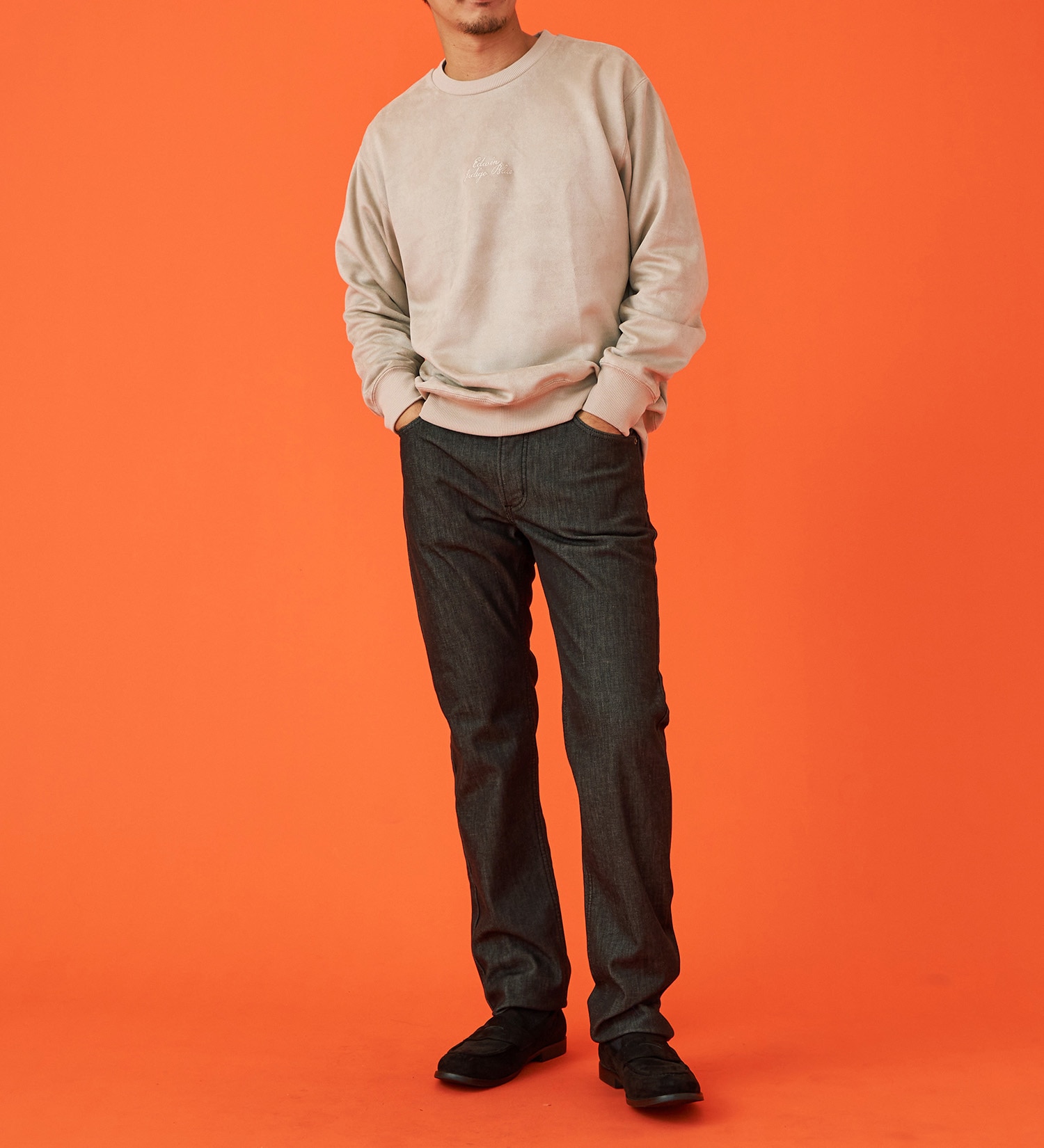 EDWIN(エドウイン)のスエードスウェット【アウトレット店舗・WEB限定】|トップス/スウェット/メンズ|ベージュ