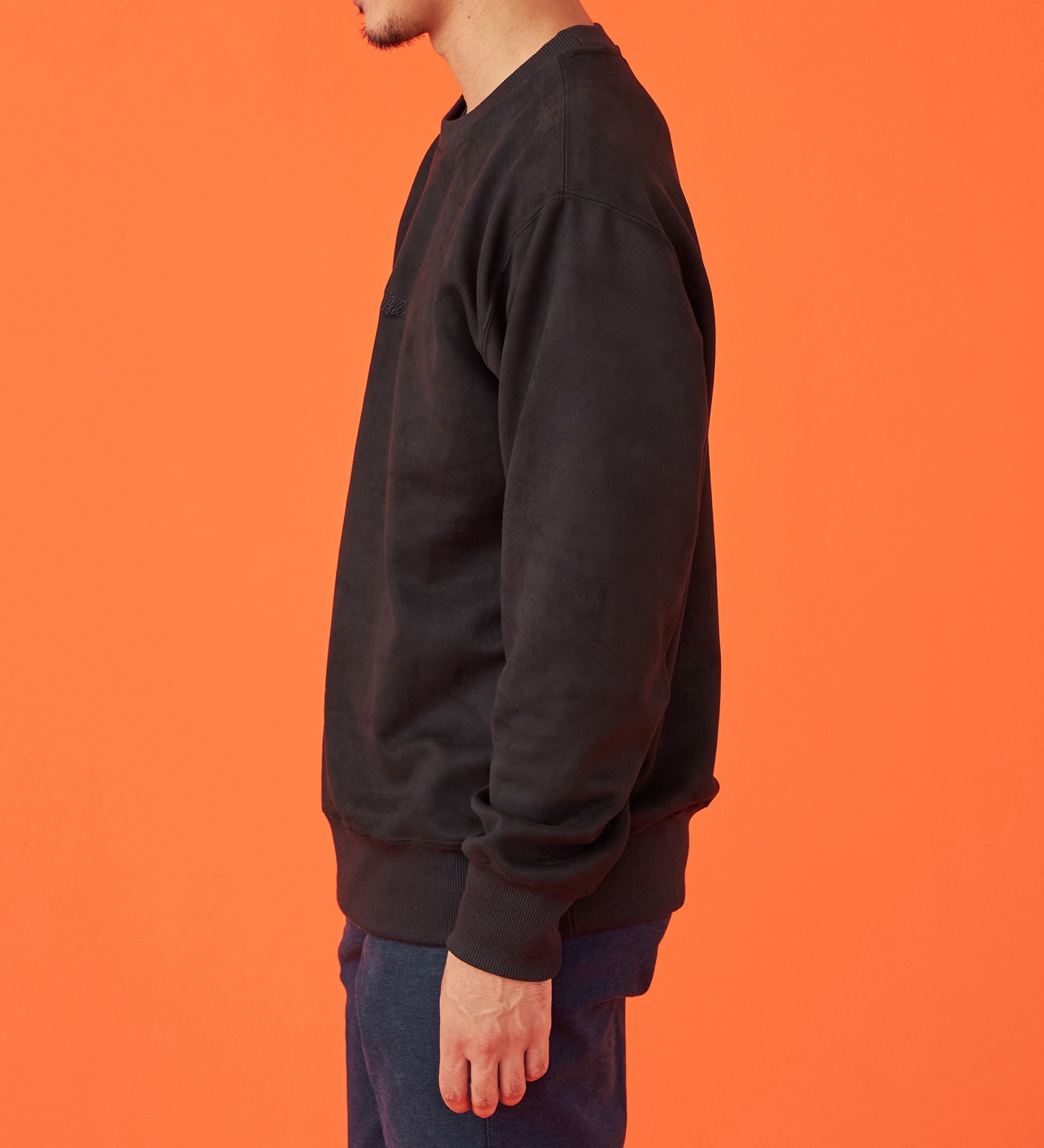 EDWIN(エドウイン)のスエードスウェット【アウトレット店舗・WEB限定】|トップス/スウェット/メンズ|ブラック