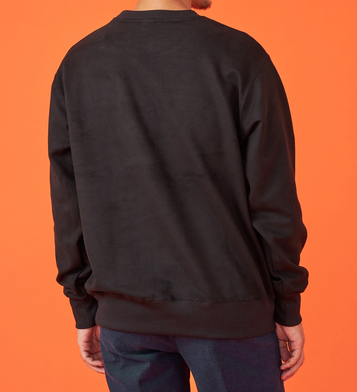 EDWIN(エドウイン)のスエードスウェット【アウトレット店舗・WEB限定】|トップス/スウェット/メンズ|ブラック