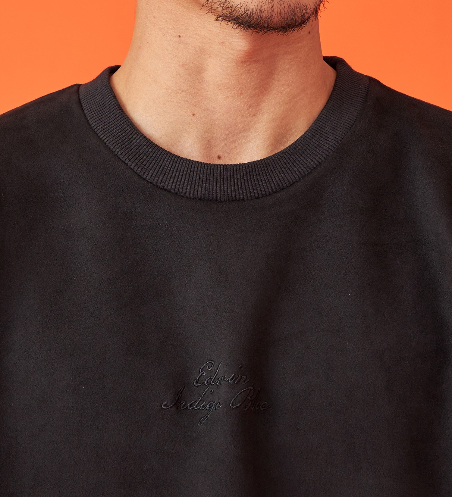 EDWIN(エドウイン)のスエードスウェット【アウトレット店舗・WEB限定】|トップス/スウェット/メンズ|ブラック