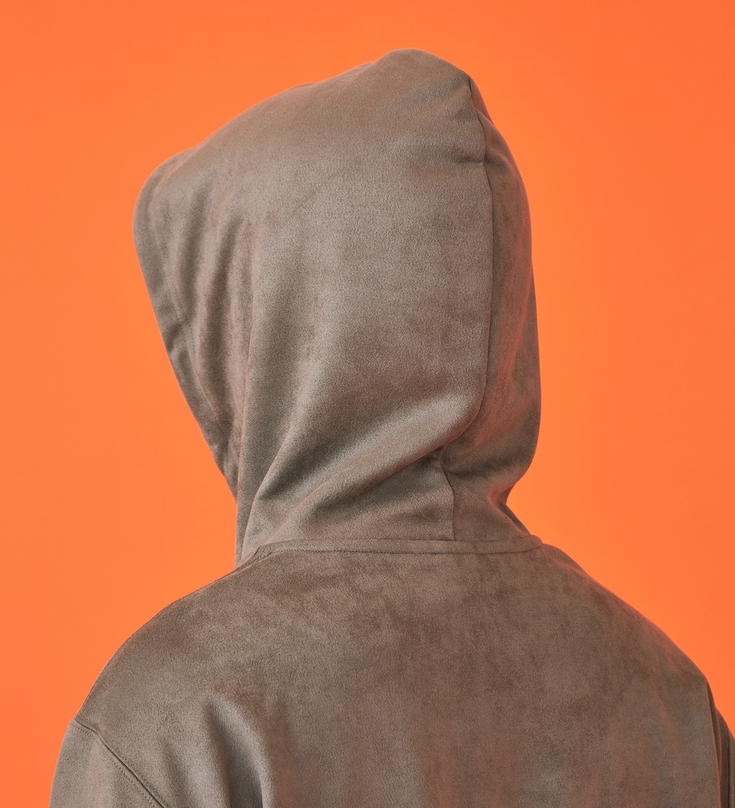 EDWIN(エドウイン)のフェイクスエードフード付きパーカー【アウトレット店舗・WEB限定】|トップス/パーカー/メンズ|グレー