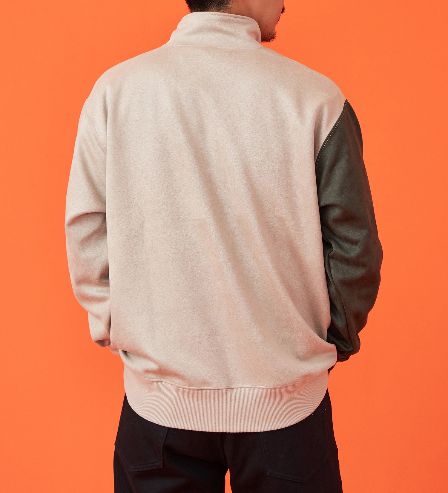 EDWIN(エドウイン)のハーフジップスウェット【アウトレット店舗・WEB限定】|トップス/スウェット/メンズ|ベージュ系その他