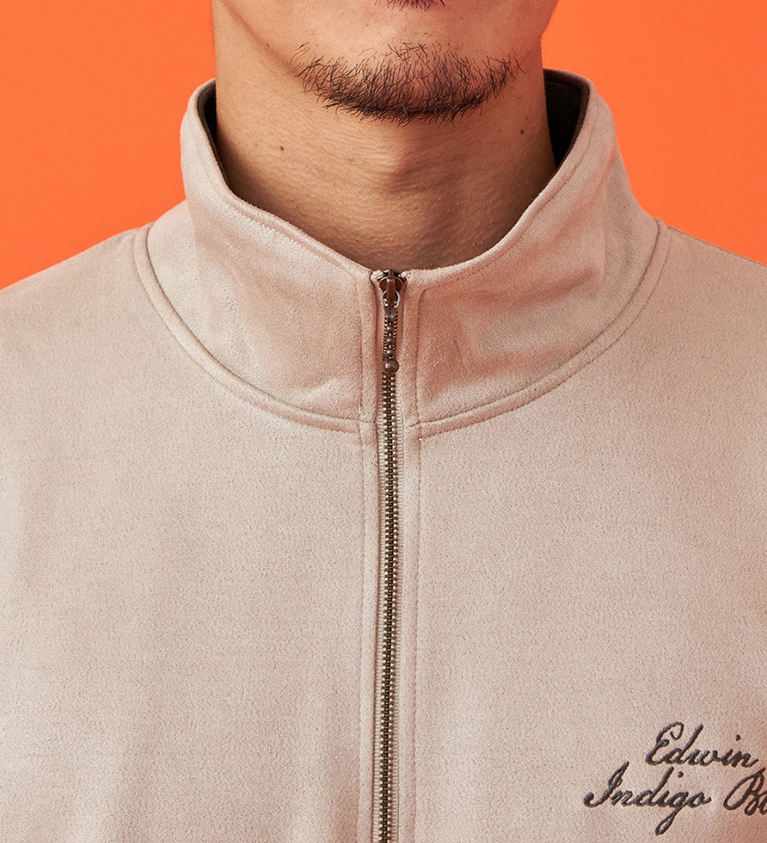 EDWIN(エドウイン)のハーフジップスウェット【アウトレット店舗・WEB限定】|トップス/スウェット/メンズ|ベージュ系その他