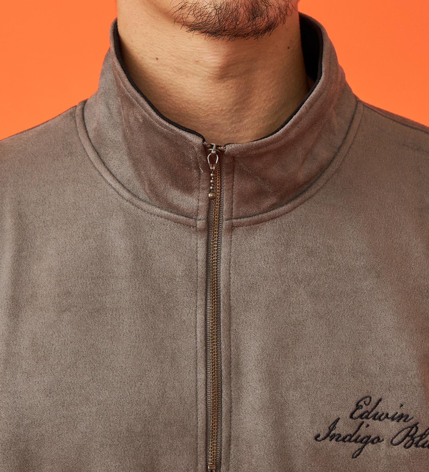 EDWIN(エドウイン)のハーフジップスウェット【アウトレット店舗・WEB限定】|トップス/スウェット/メンズ|チャコール