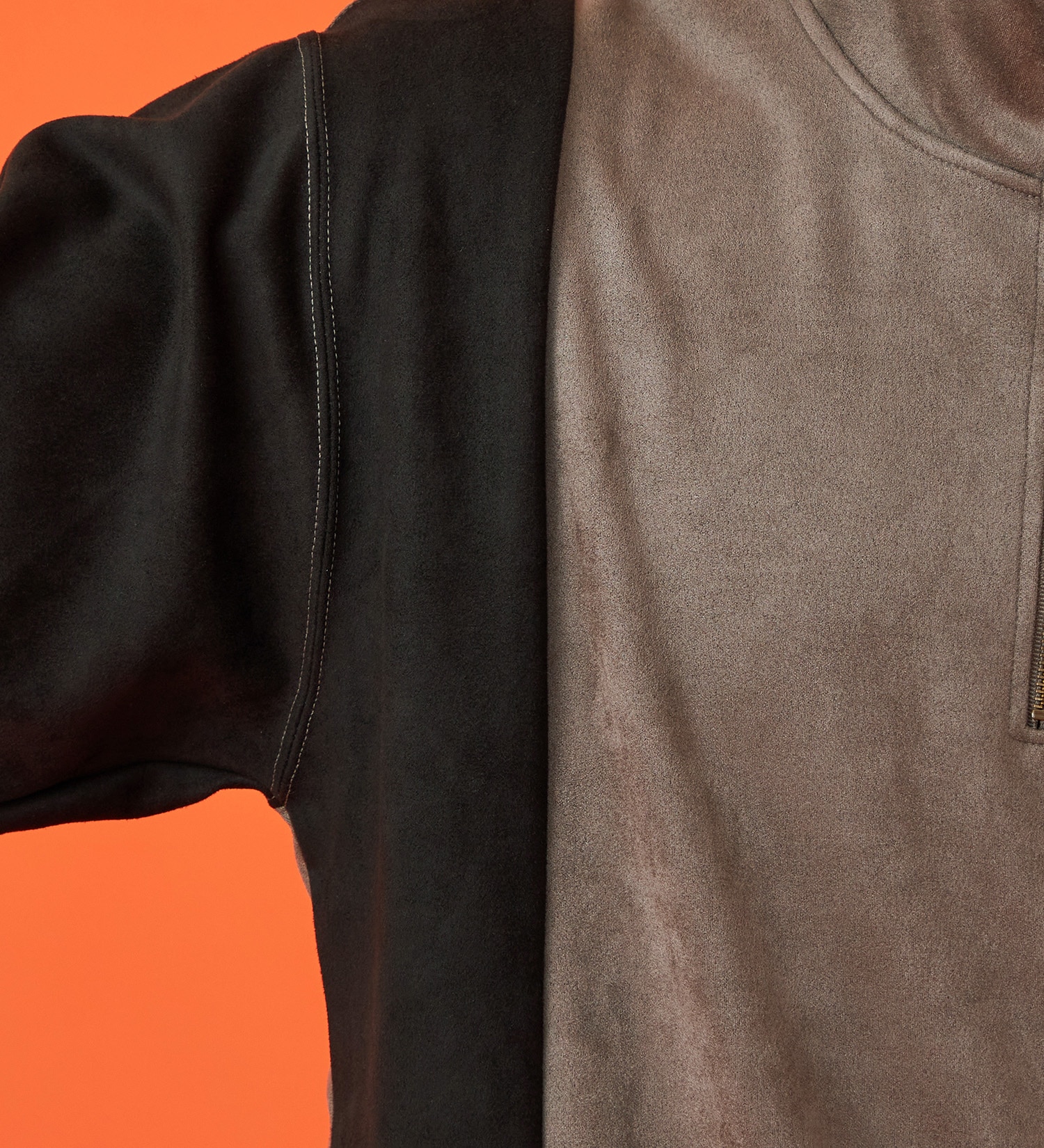 EDWIN(エドウイン)のハーフジップスウェット【アウトレット店舗・WEB限定】|トップス/スウェット/メンズ|チャコール