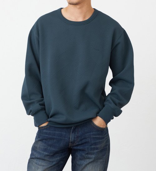 ジャガードスウェット【アウトレット店舗・WEB限定】