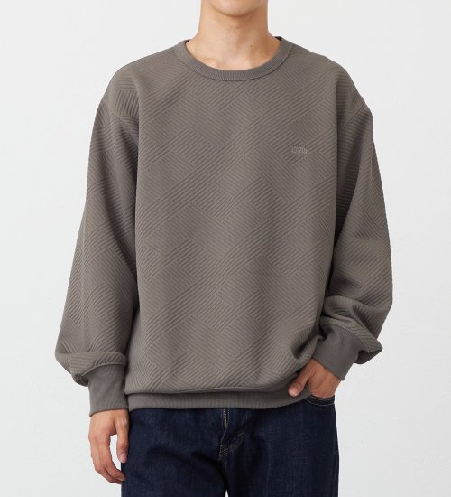 EDWIN(エドウイン)のジャガードスウェット【アウトレット店舗・WEB限定】|トップス/スウェット/メンズ|カーキ