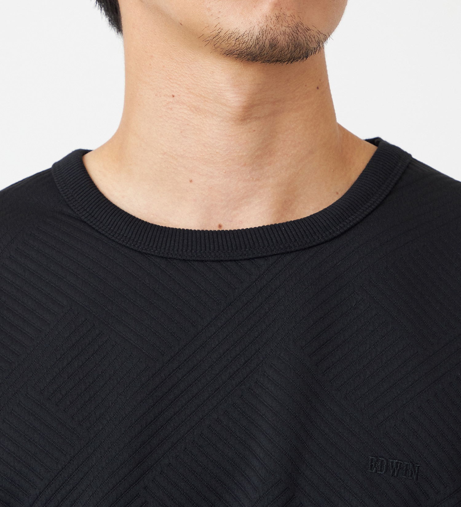 EDWIN(エドウイン)のジャガードスウェット【アウトレット店舗・WEB限定】|トップス/スウェット/メンズ|ブラック