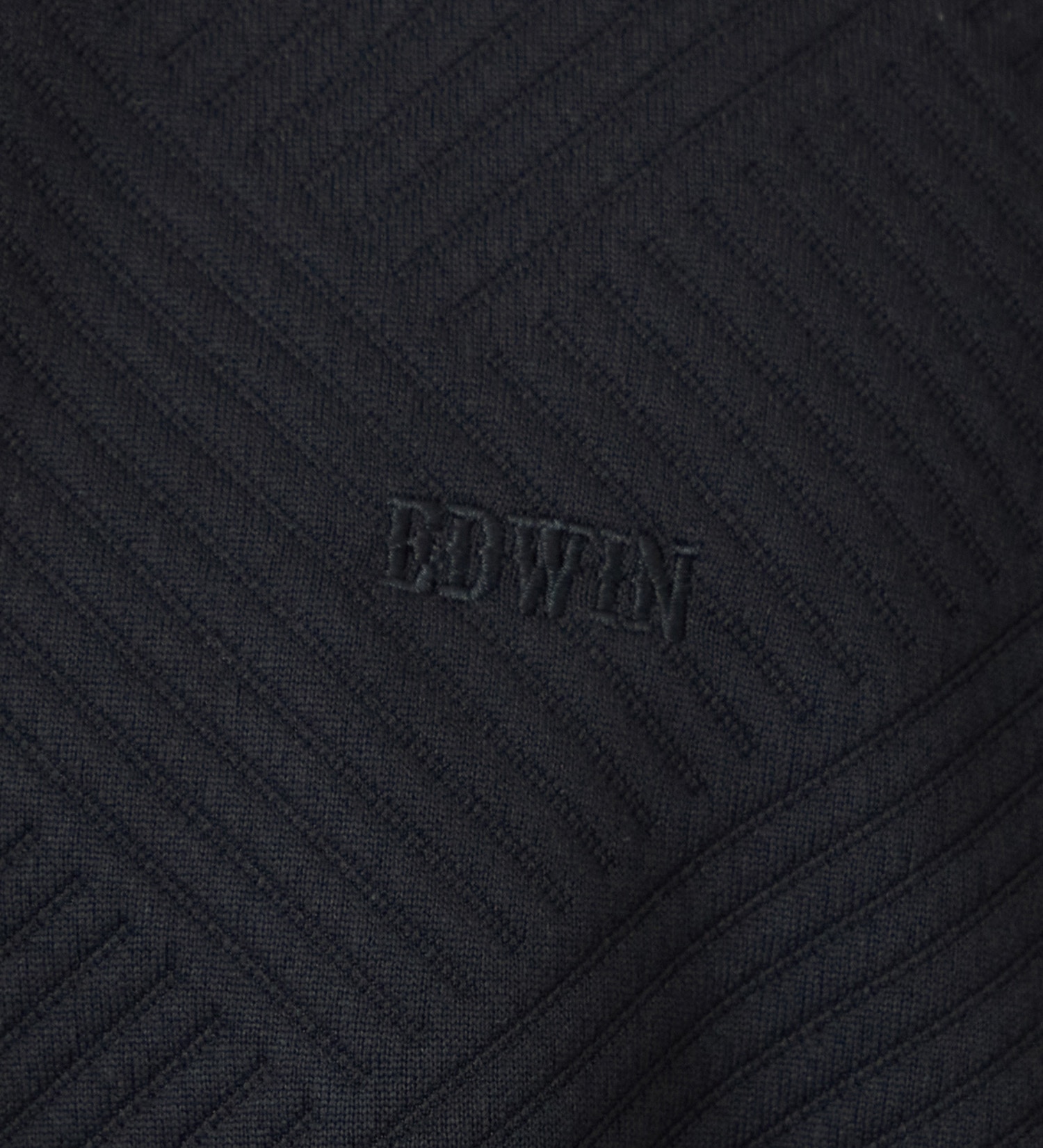 EDWIN(エドウイン)のジャガードスウェット【アウトレット店舗・WEB限定】|トップス/スウェット/メンズ|ブラック